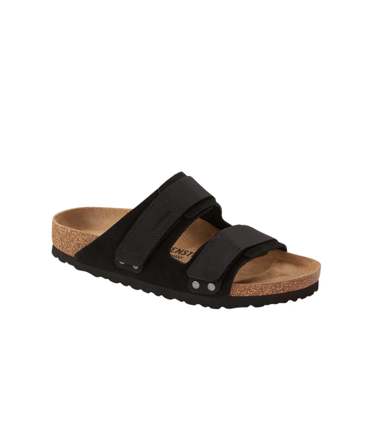 Birkenstock Uji Suede/Nubuck Leather Black Sandals - Image 5