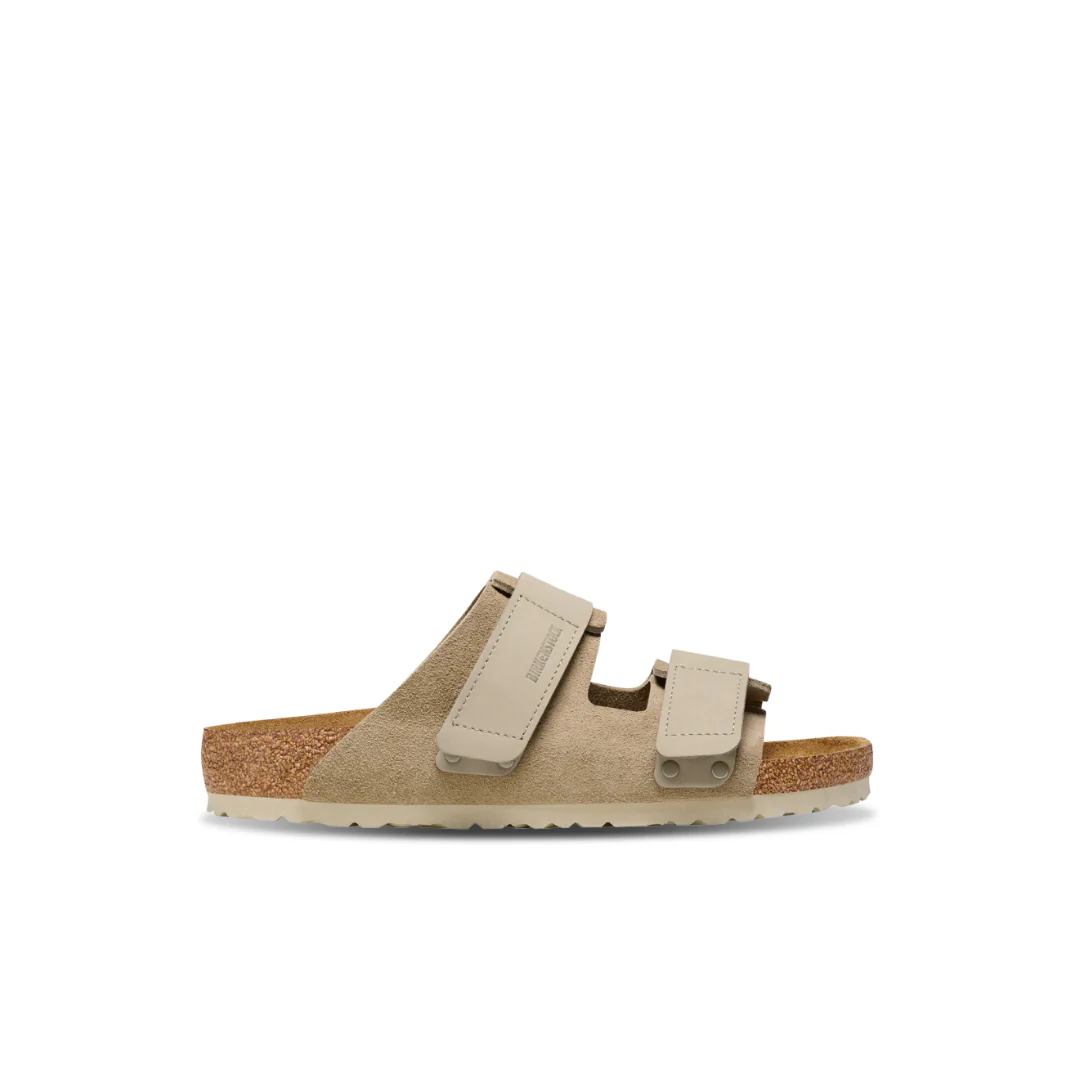 Birkenstock Uji Suede/Nubuck Leather Taupe Sandals