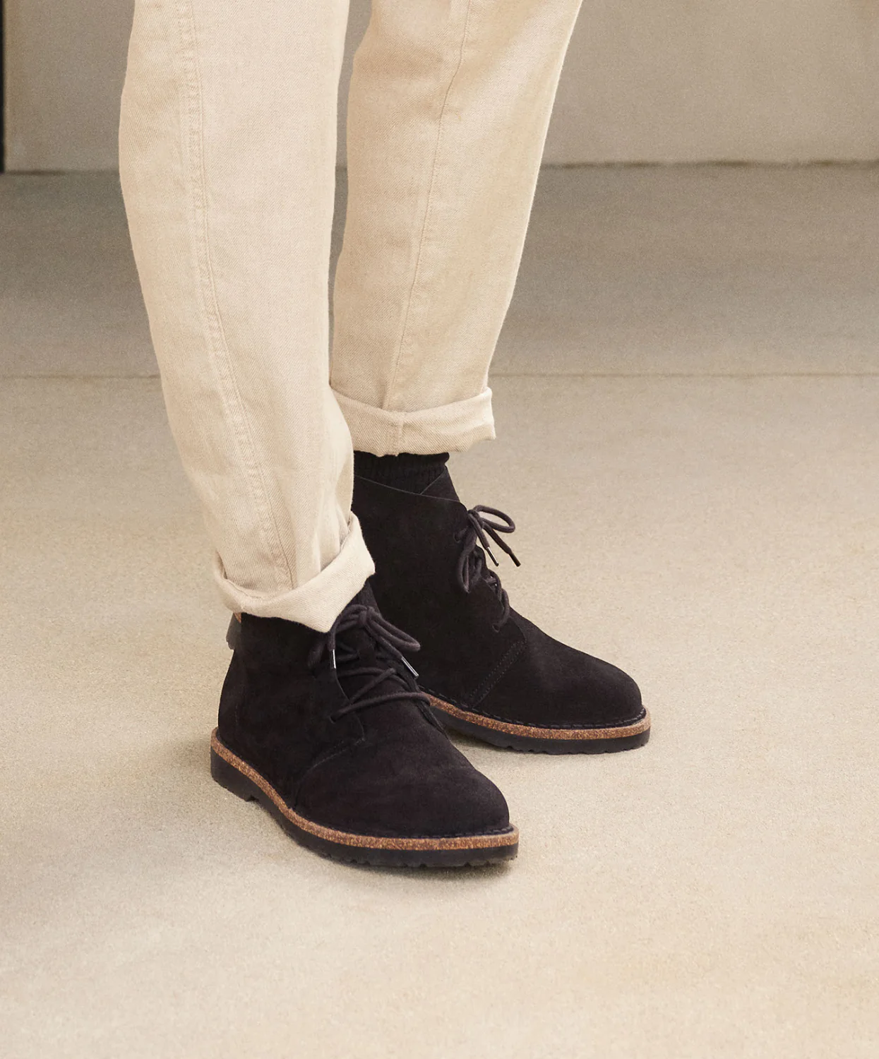 Birkenstock Uppsala Mid Suede Leather Black Boots - Image 2