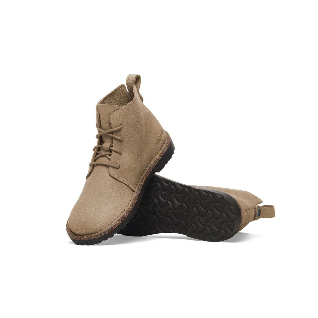 Birkenstock Uppsala Mid Suede Leather Taupe Boots - Image 5