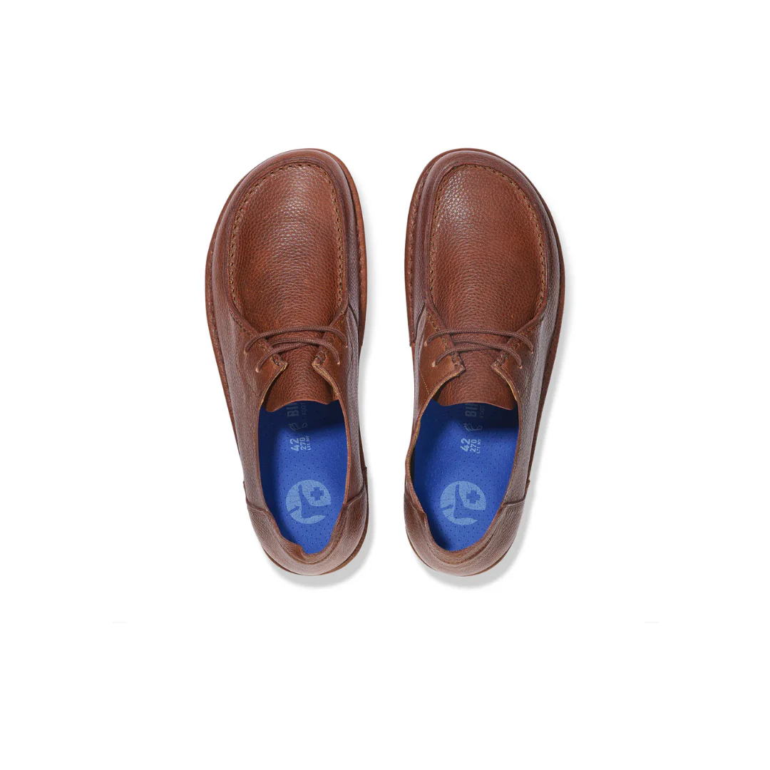 Birkenstock Utti Lace Leather Roast Grained Shoes - Image 5