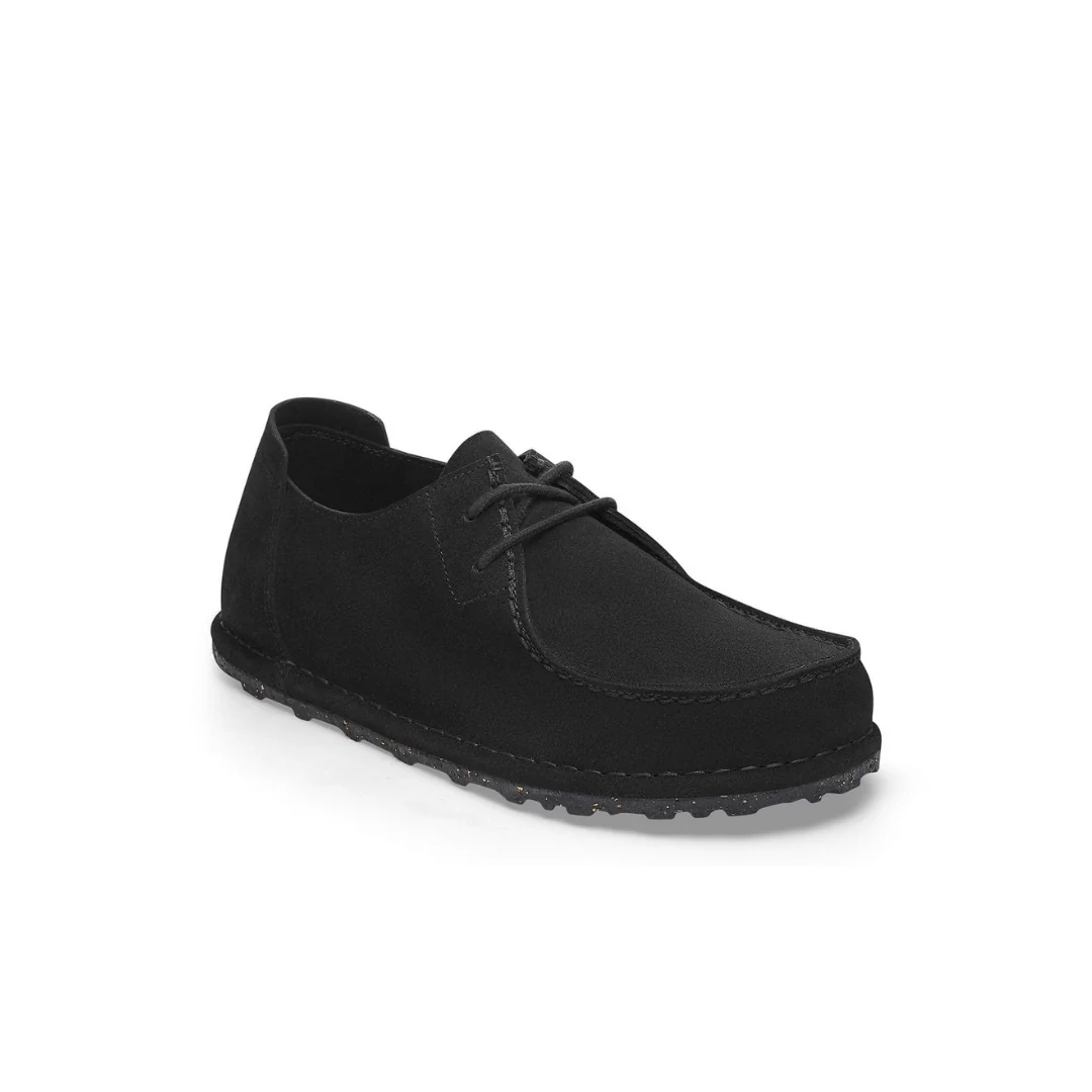 Birkenstock Utti Lace Suede Leather Black Shoes - Image 4