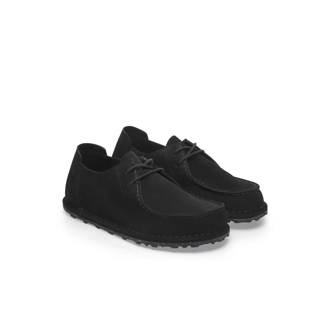 Birkenstock Utti Lace Suede Leather Black Shoes - Image 5