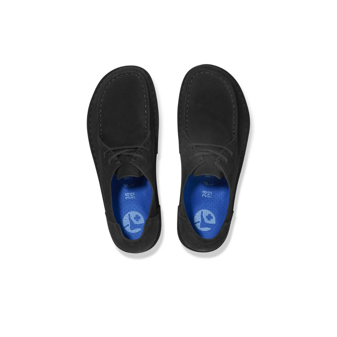 Birkenstock Utti Lace Suede Leather Black Shoes - Image 7