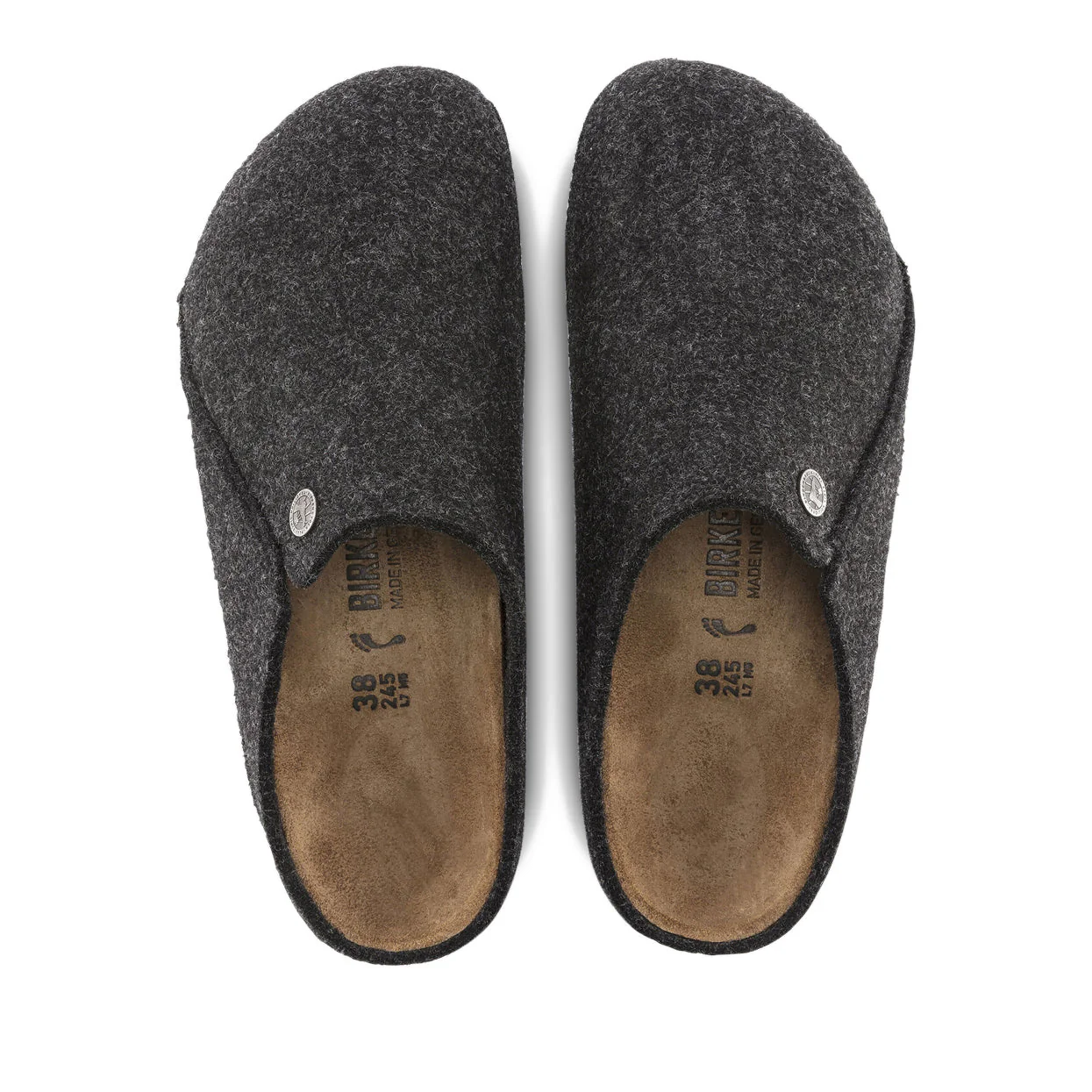 Birkenstock Zermatt Wool Felt Anthracite Clogs - Image 5