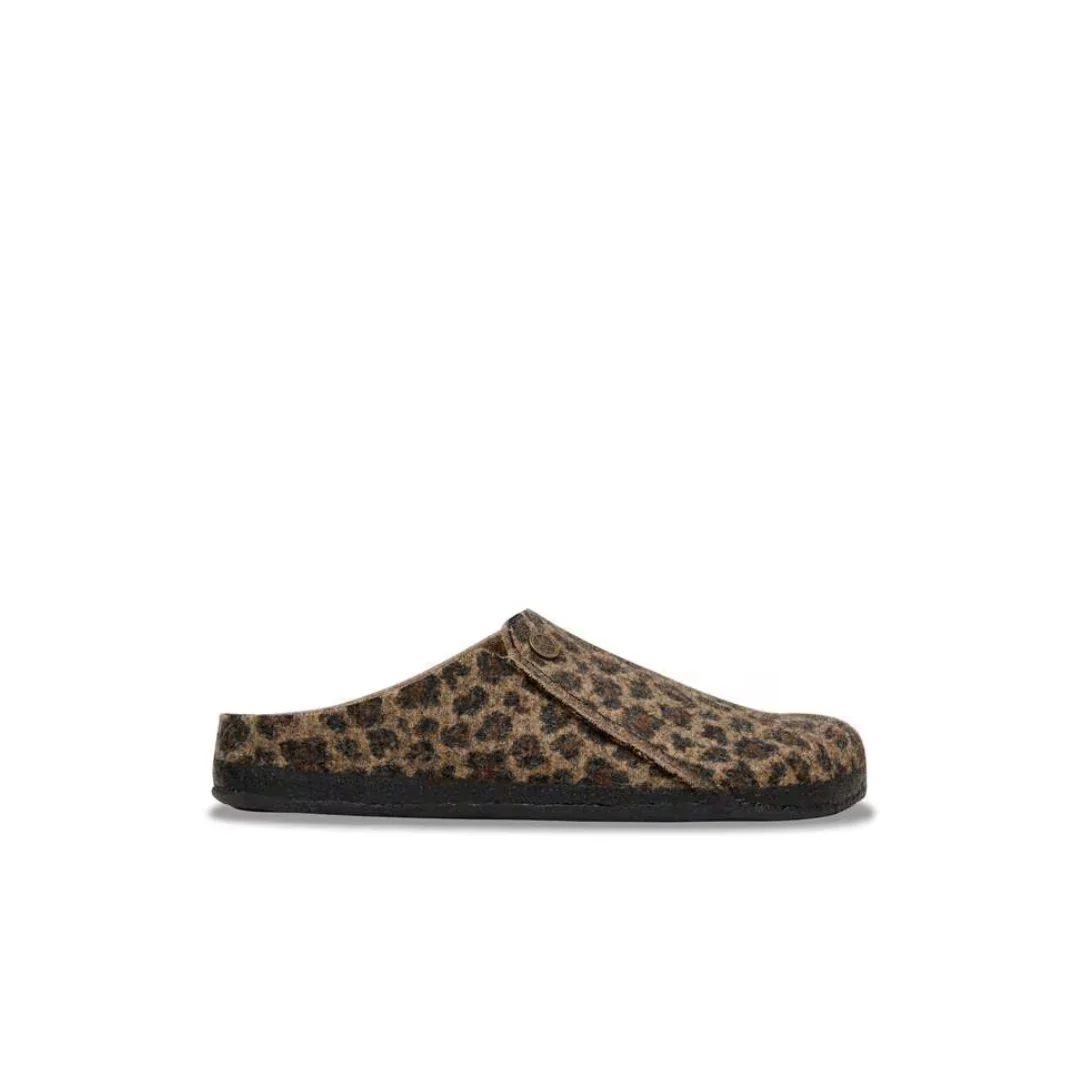 Birkenstock Zermatt Wool Felt Leo Toffee Melange Clogs
