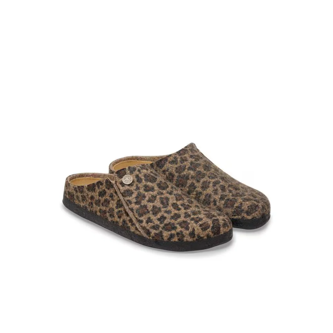 Birkenstock Zermatt Wool Felt Leo Toffee Melange Clogs - Image 5
