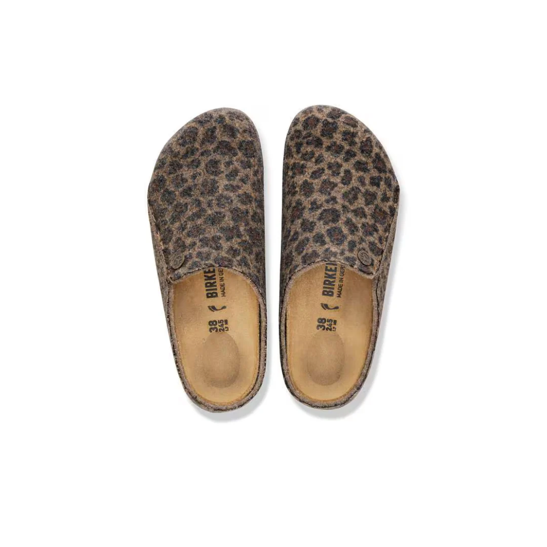 Birkenstock Zermatt Wool Felt Leo Toffee Melange Clogs - Image 6