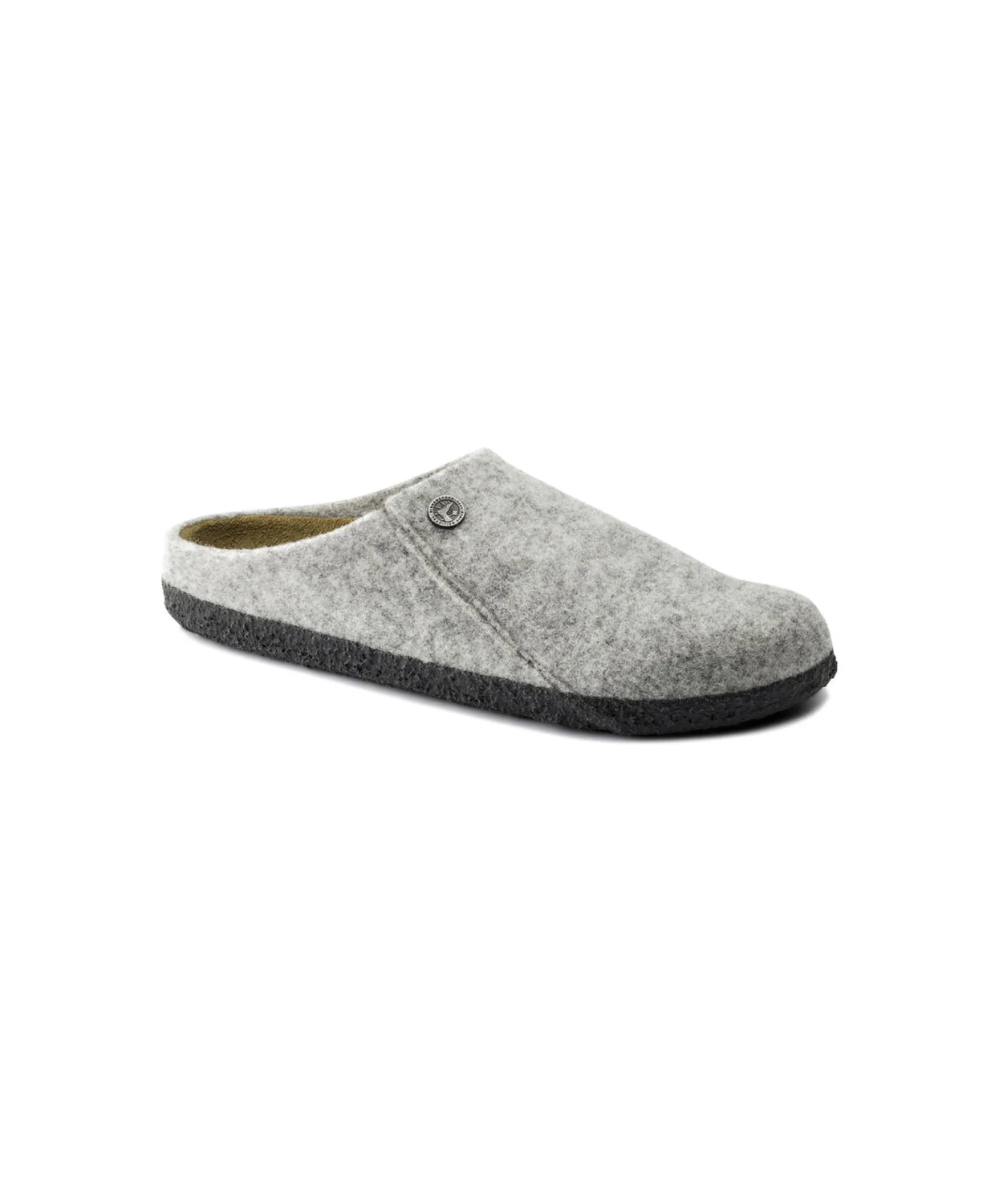 Birkenstock Zermatt Wool Felt Light Grey Clogs - Image 4