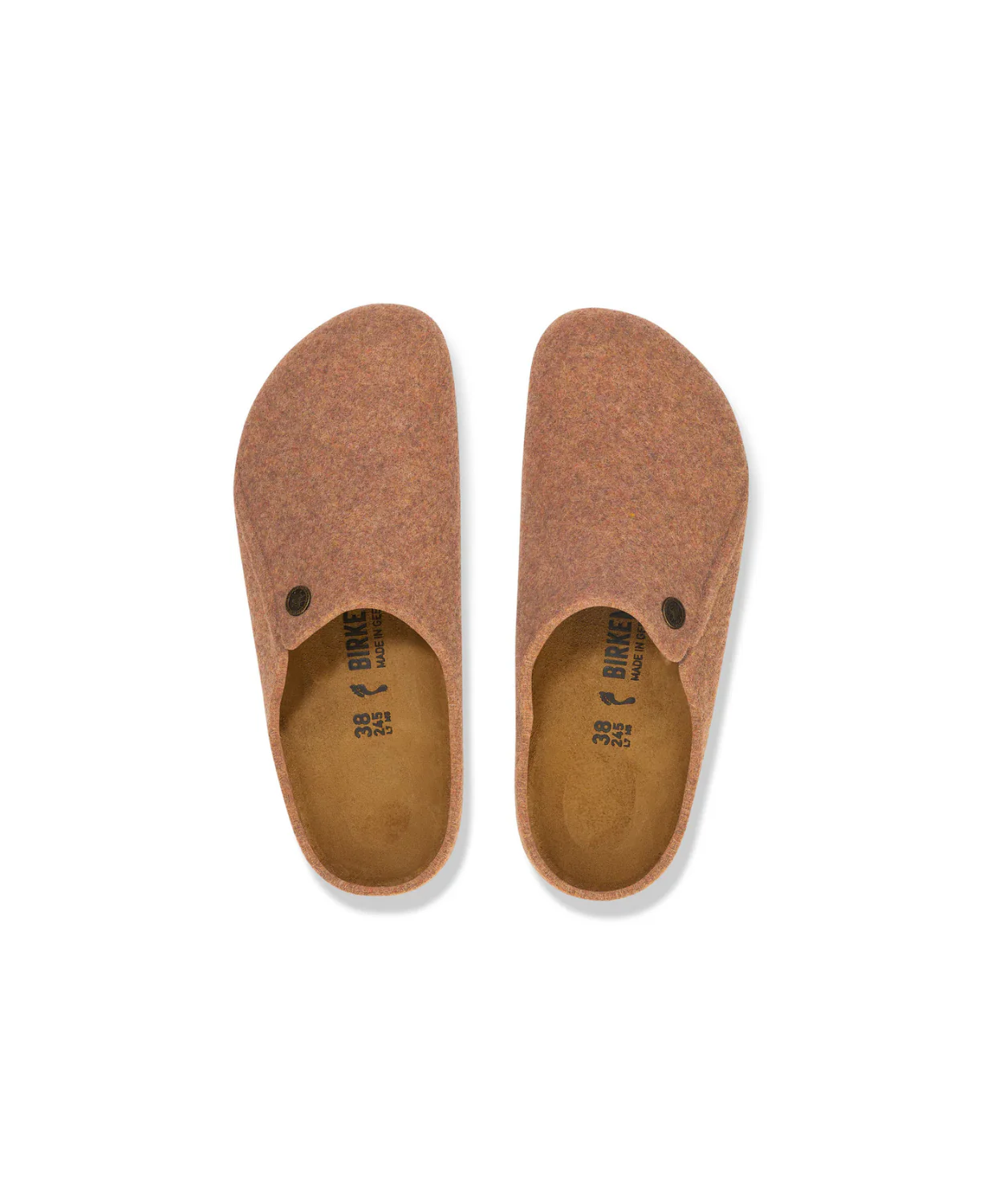 Birkenstock Zermatt Wool Felt Toffee Melange Clogs - Image 6