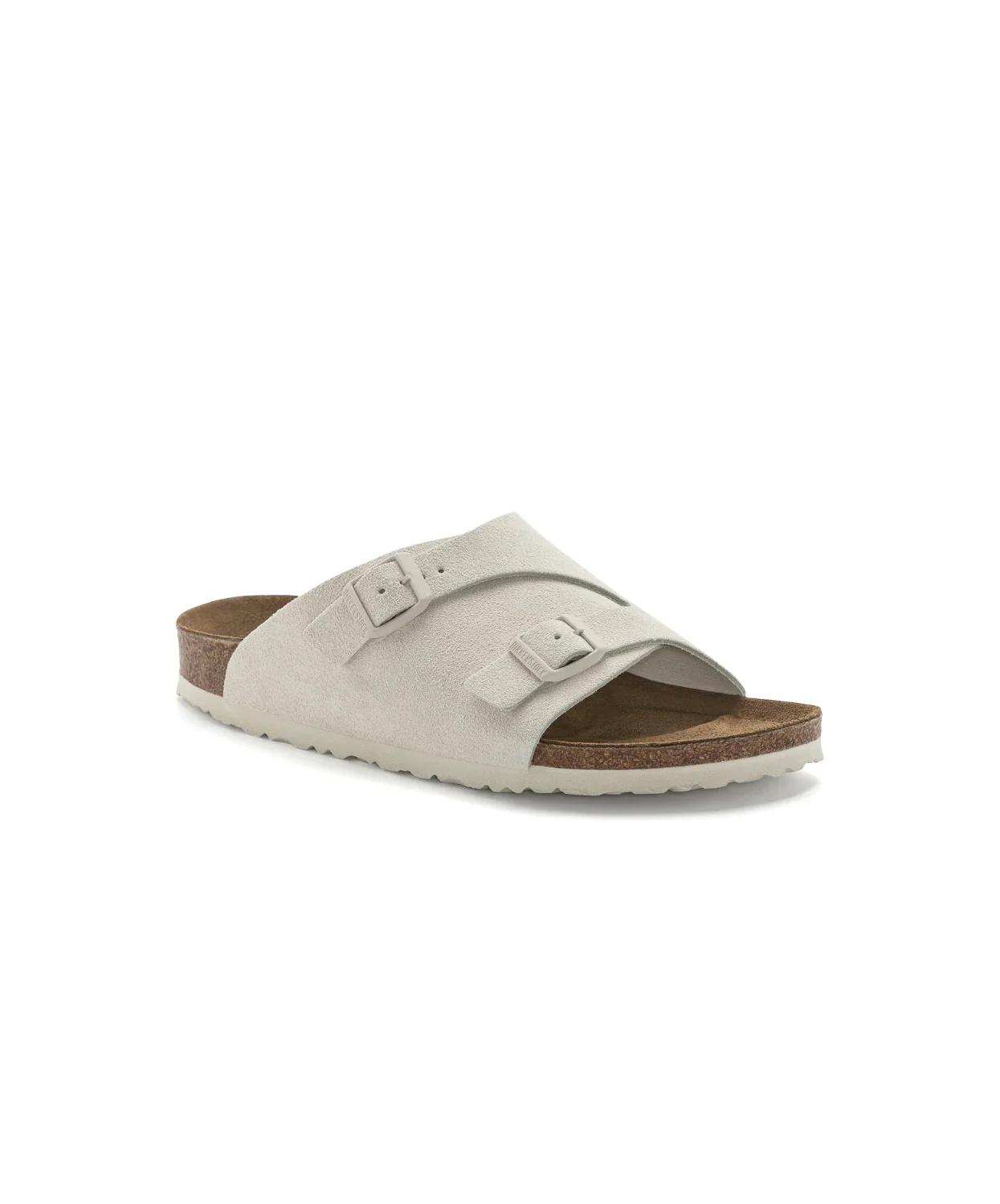 Birkenstock Zurich Suede Leather Antique White Sandals - Image 4