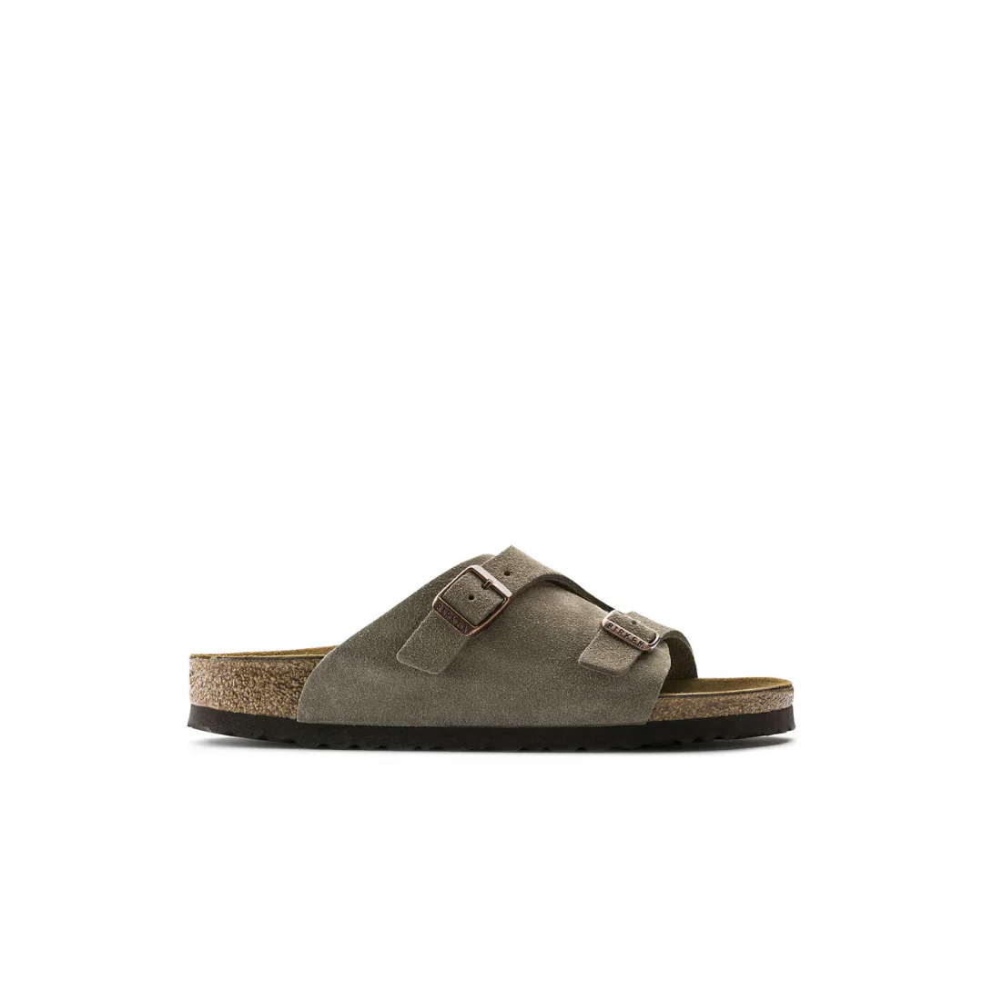 Birkenstock Zurich Suede Leather Taupe Sandals