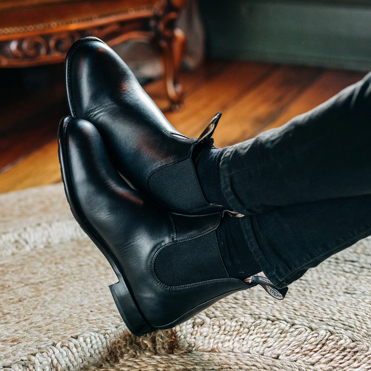Blundstone 152 Heritage Mens Leather Black Boots - Image 2