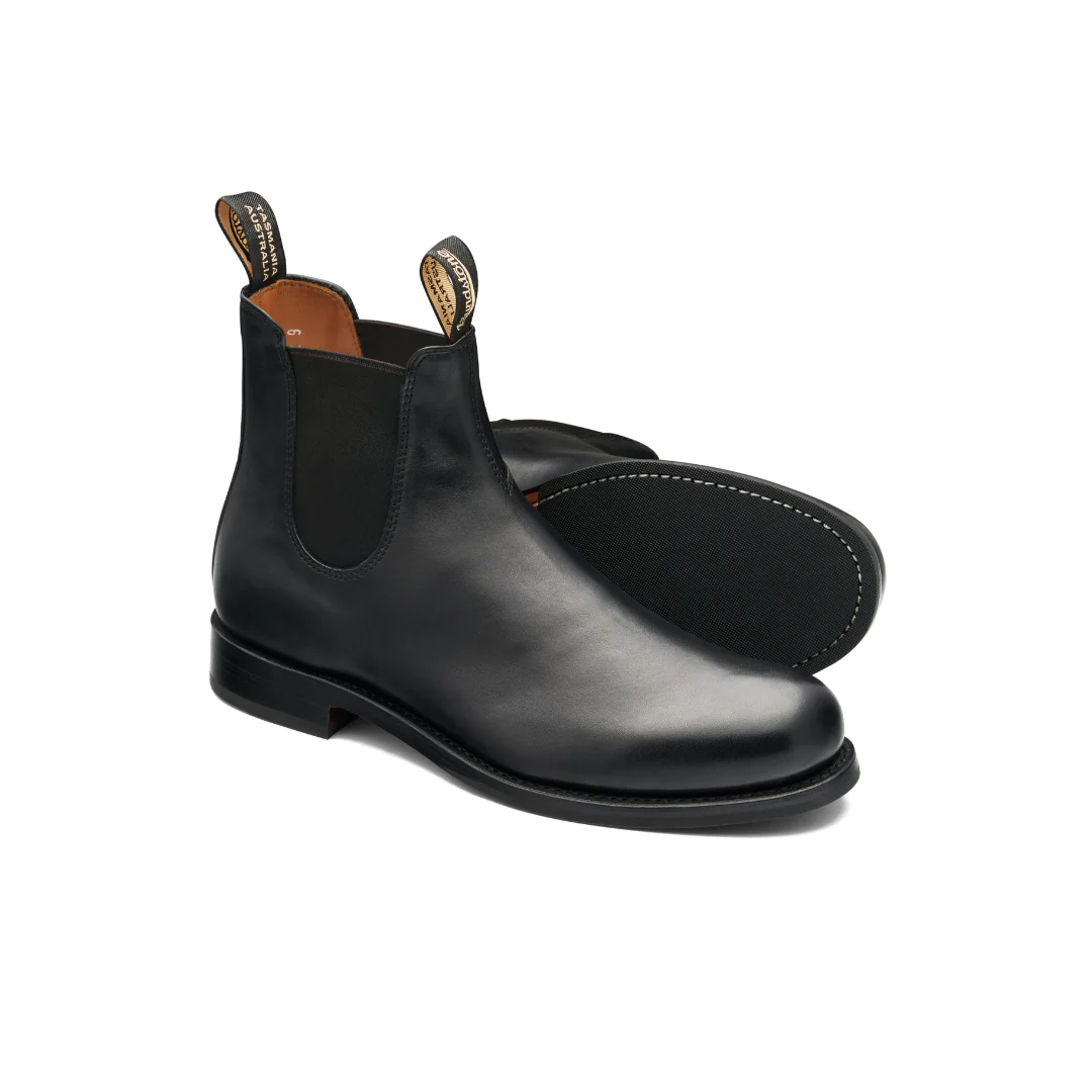 Blundstone 156 Heritage Unisex Black Leather Lifestyle Boots - Image 4