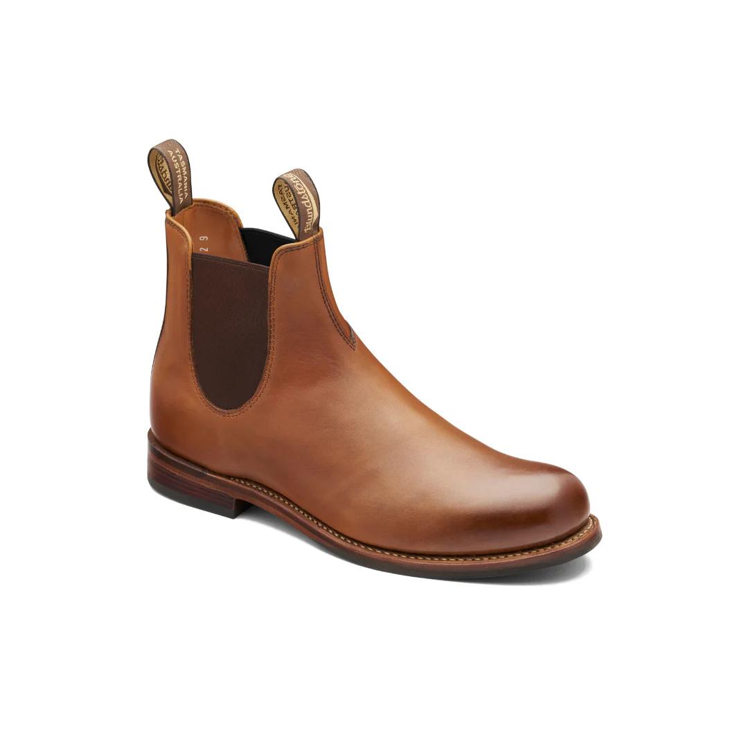 Blundstone 158 Heritage Unisex Chestnut Leather Lifestyle Boots - Image 4