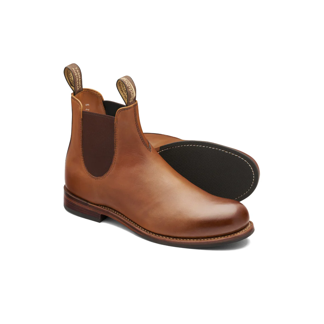 Blundstone 158 Heritage Unisex Chestnut Leather Lifestyle Boots - Image 5