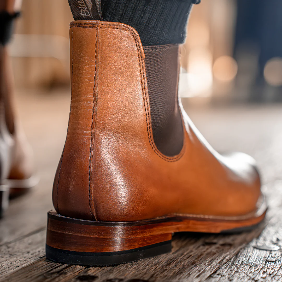 Blundstone 158 Heritage Unisex Chestnut Leather Lifestyle Boots - Image 6