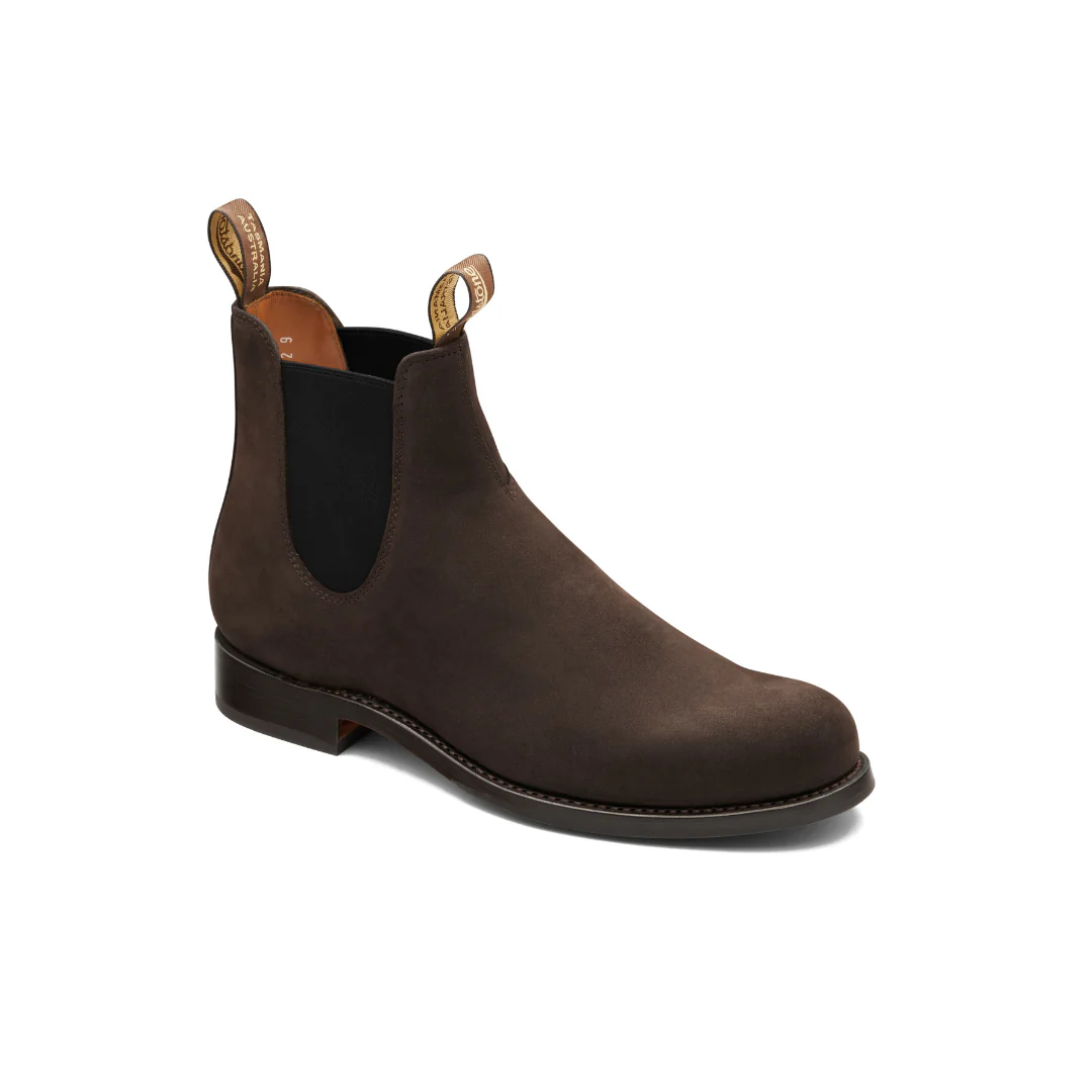 Blundstone 159 Heritage Unisex Chocolate Brown Nubuck Lifestyle Boots - Image 4