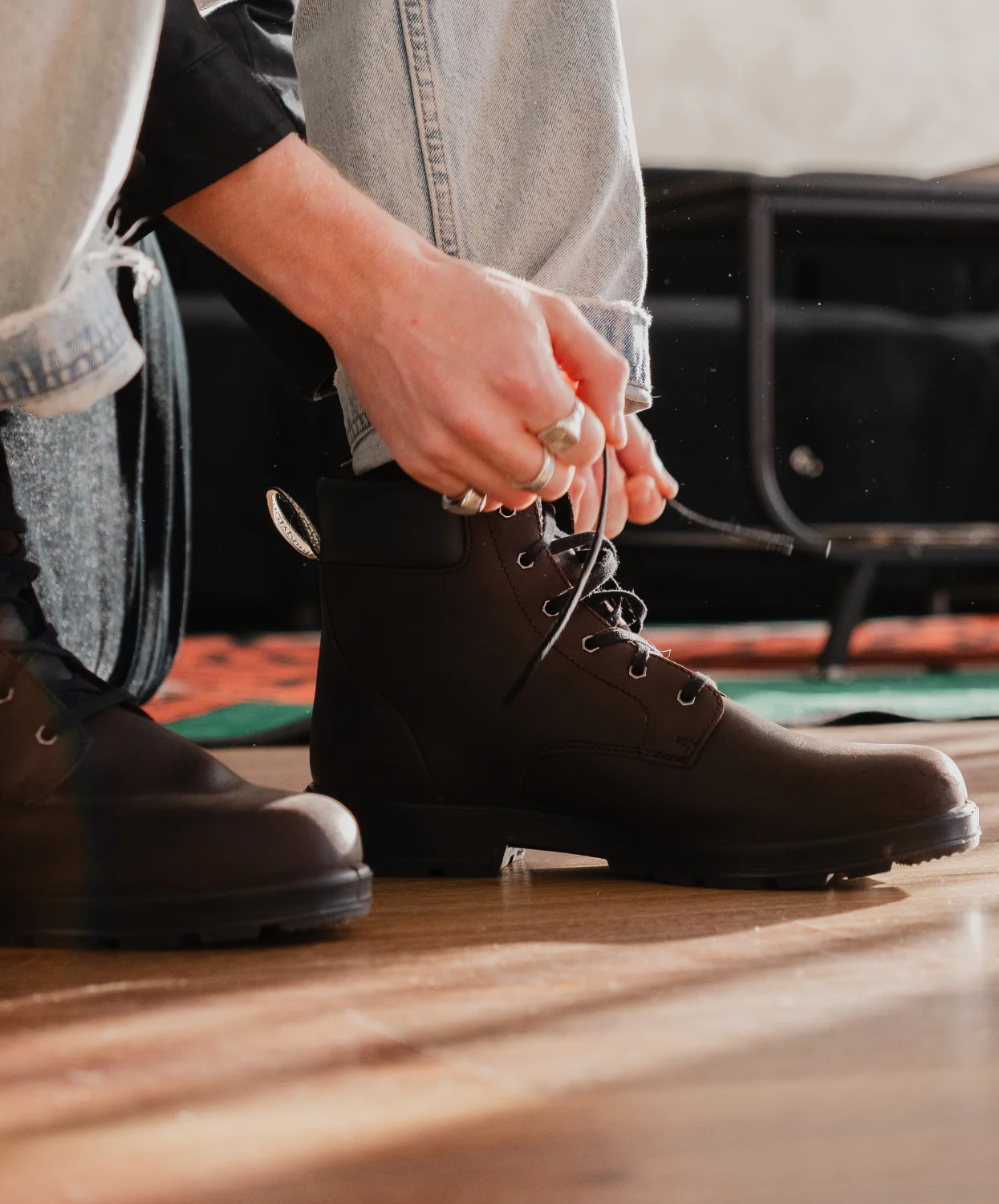 Blundstone 2428 Brown Lace Up Comfort Boots - Image 3