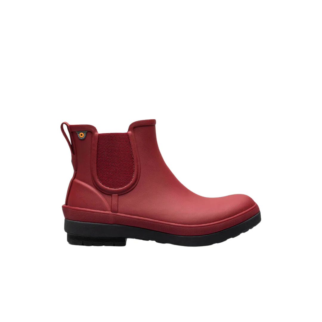 BOGS Amanda Plush II Chelsea Boot Burgundy