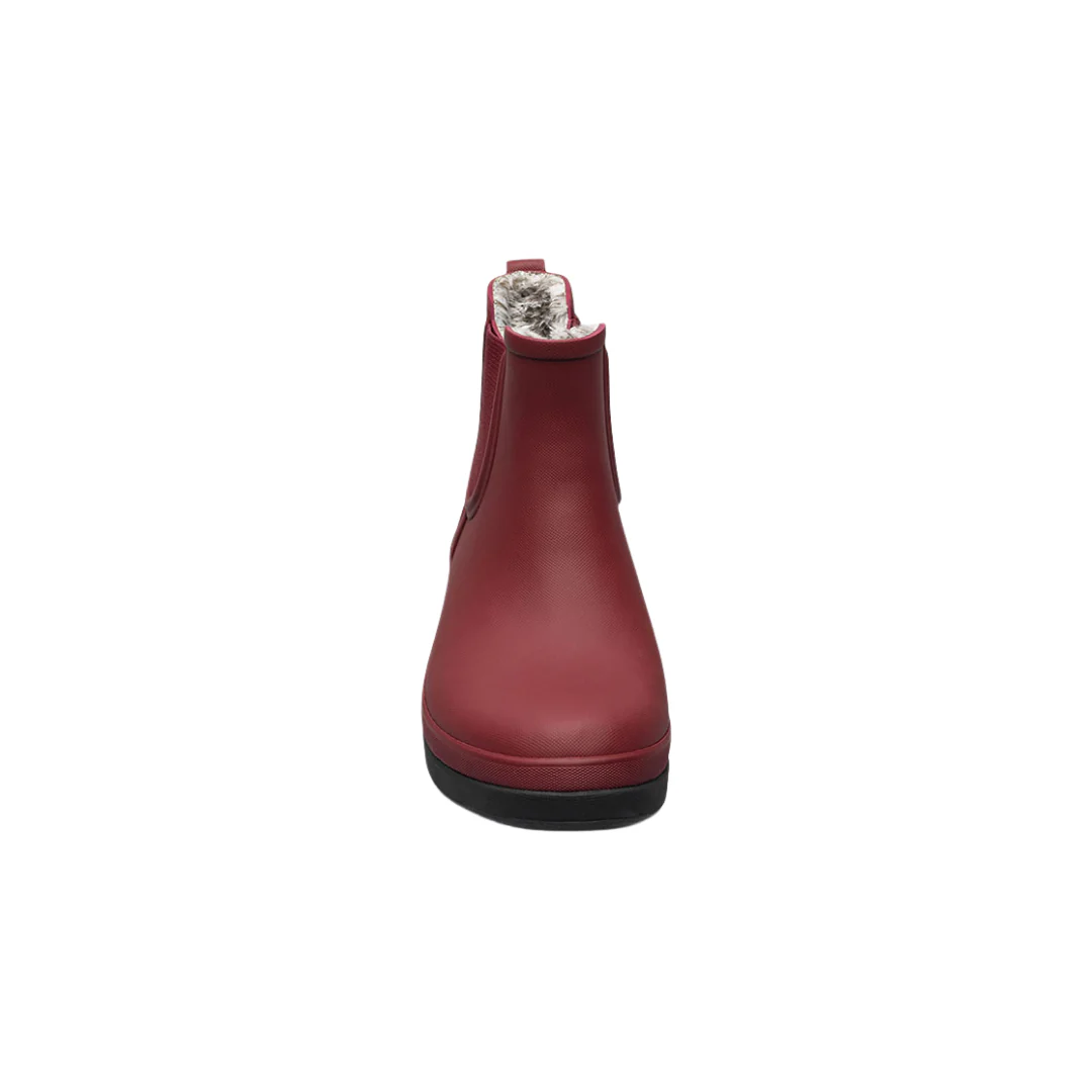 BOGS Amanda Plush II Chelsea Boot Burgundy - Image 5