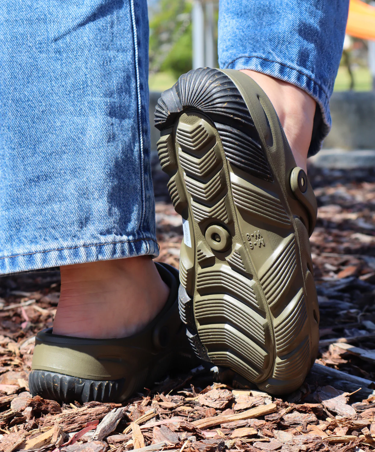 Bogs Boga Olive Unisex Clog - Image 4
