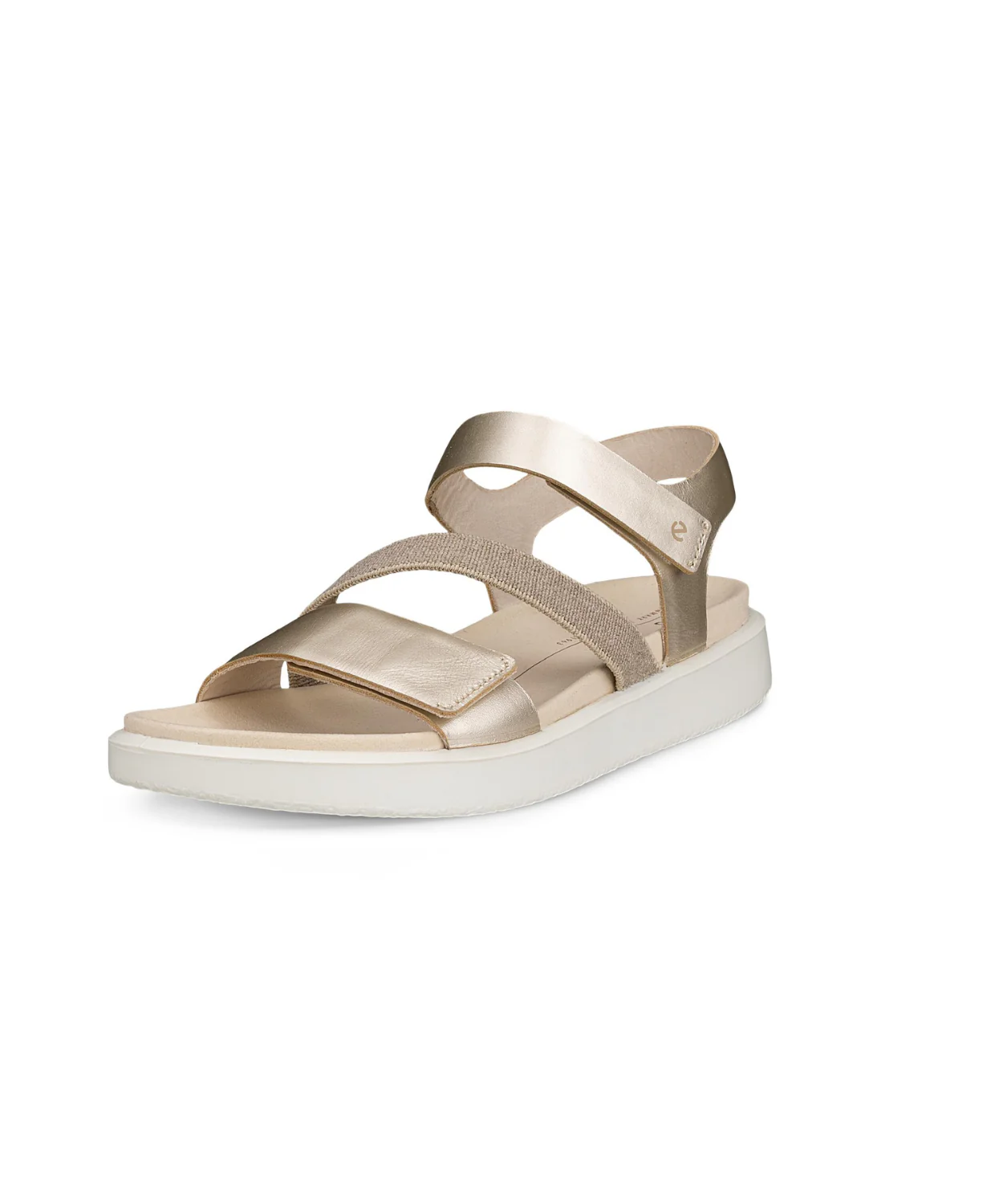 Ecco Flowt Womens Sandal Pure White Gold - Image 4