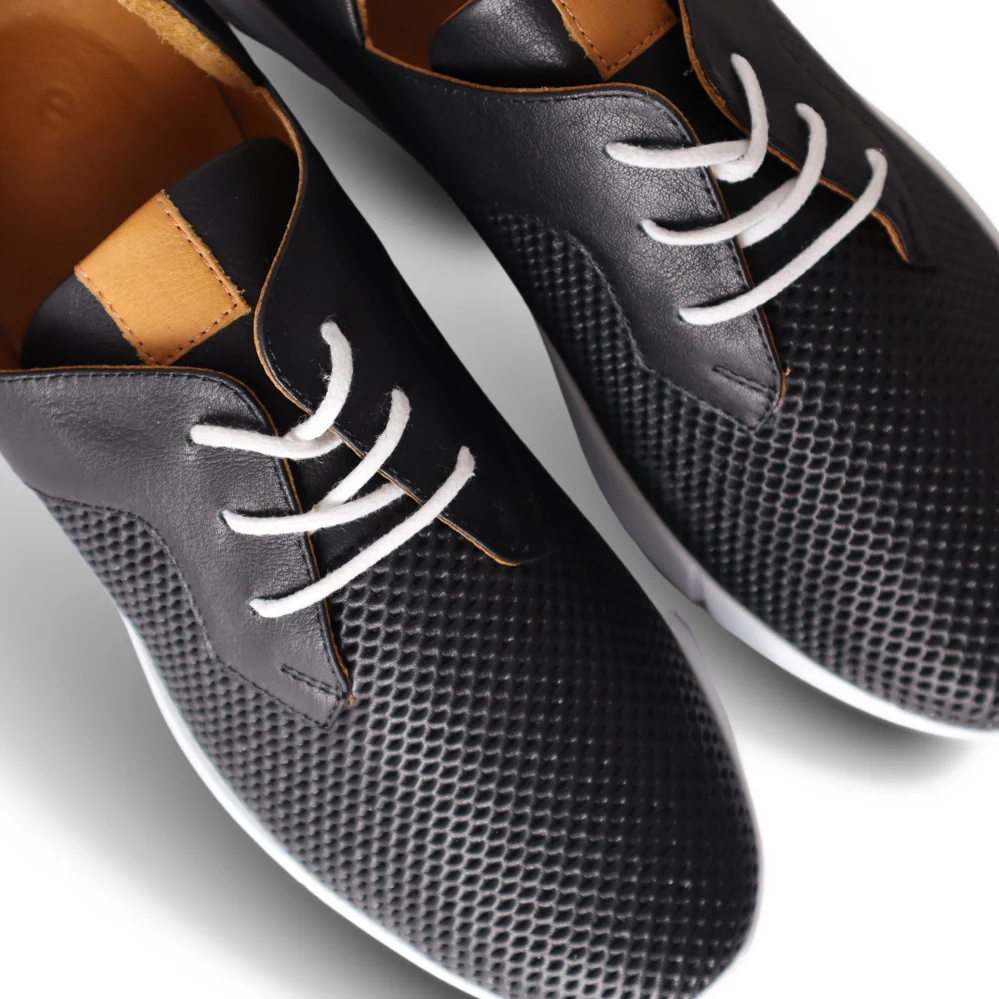 Elska Vayah Solid Black Sneakers - Image 6