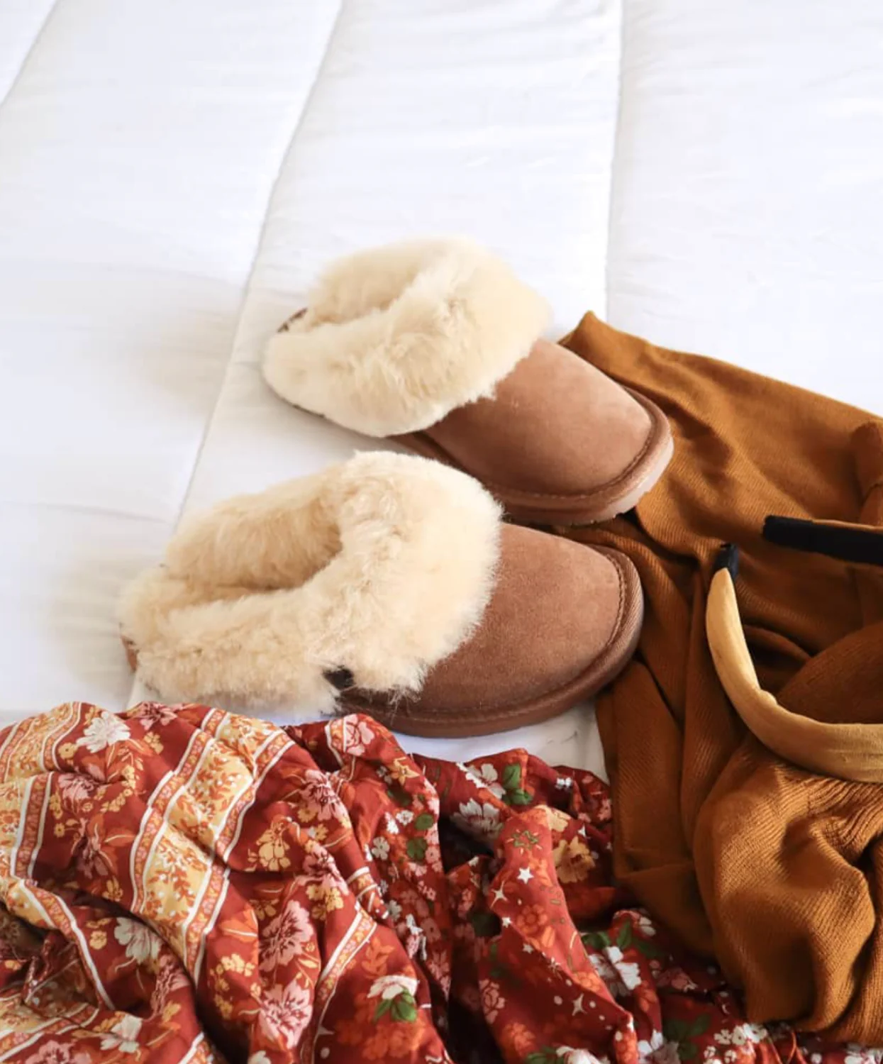 Emu Platinum Eden Chestnut Sheepskin Slippers - Image 6