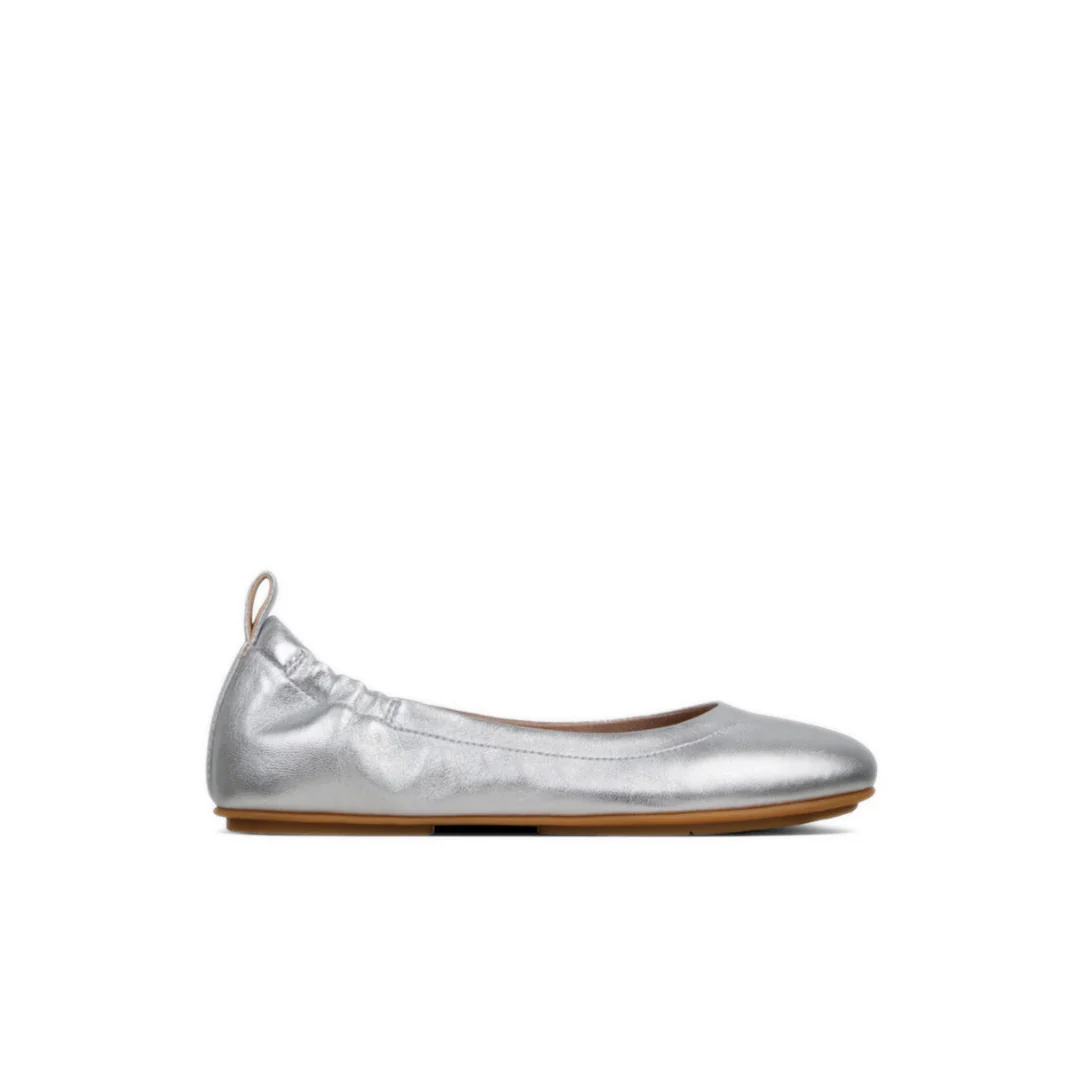 FitFlop Allegro Ballet Flats Silver