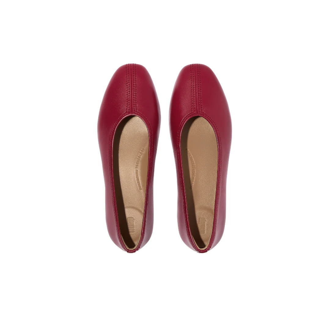 FitFlop Delicato High Cut Ballet Flat Burnt Berry - Image 5