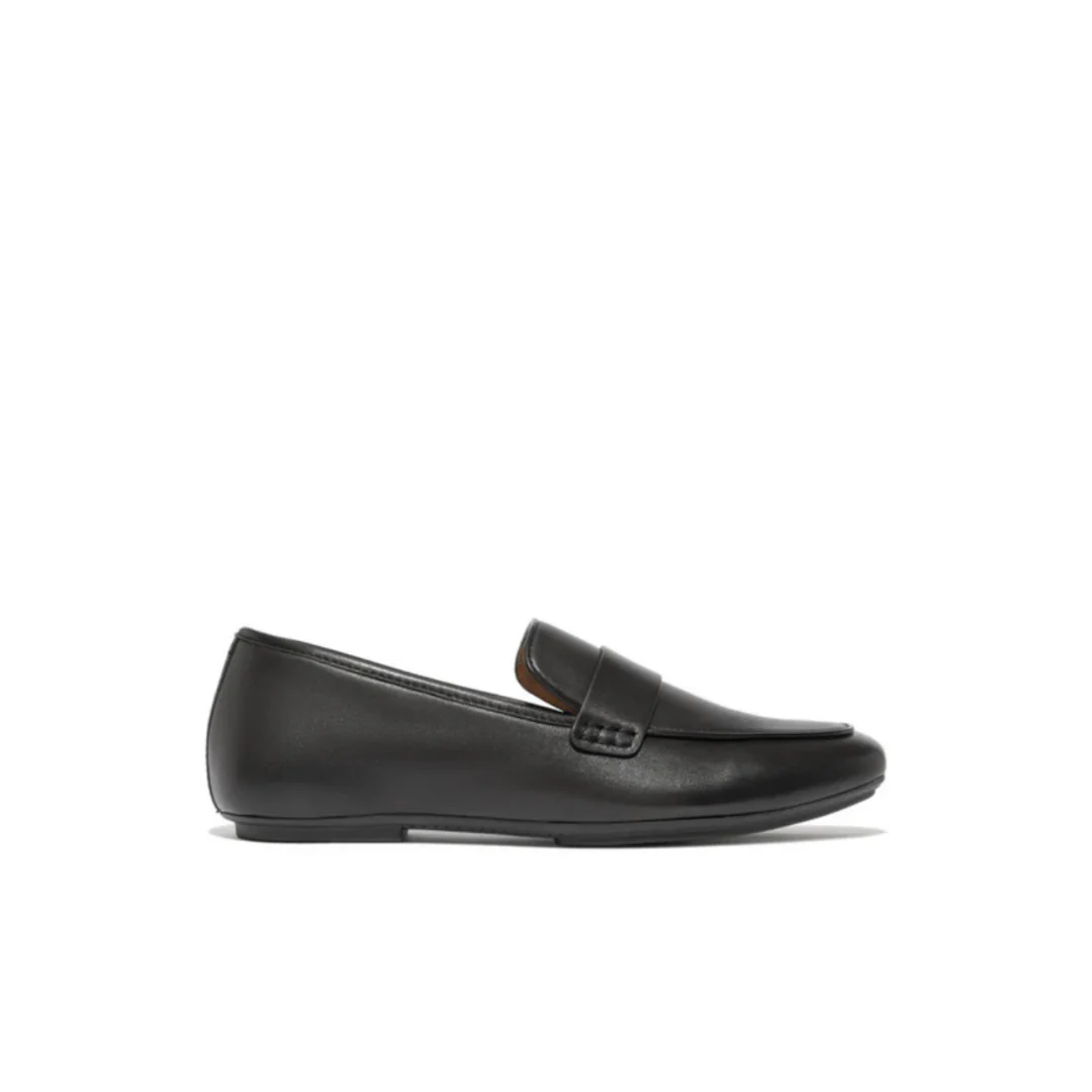 Fitflop Delicato Soft Leather Loafers Black
