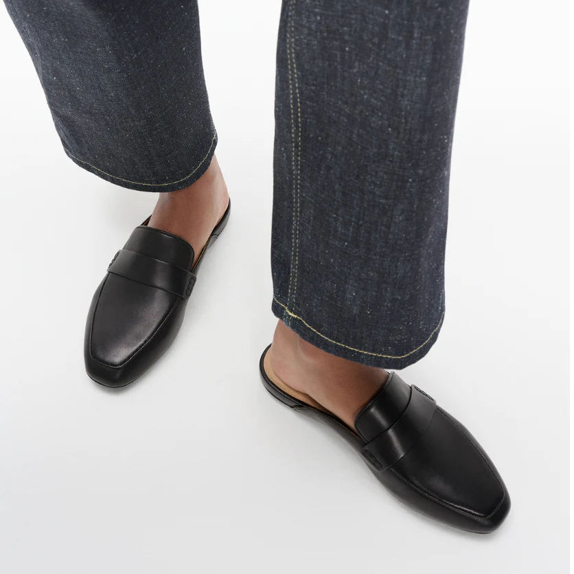 Fitflop Delicato Soft Leather Mules Black - Image 2