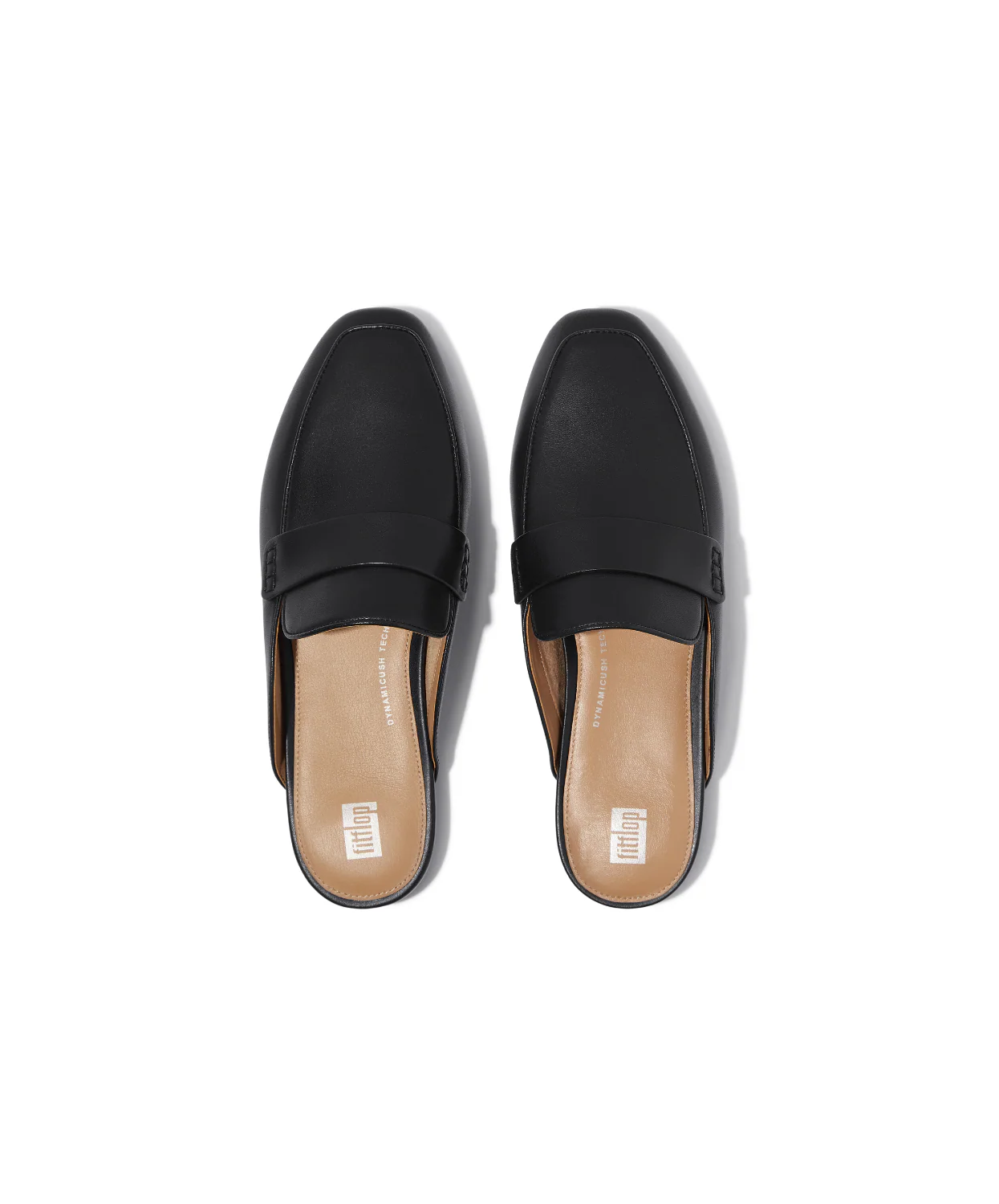Fitflop Delicato Soft Leather Mules Black - Image 5