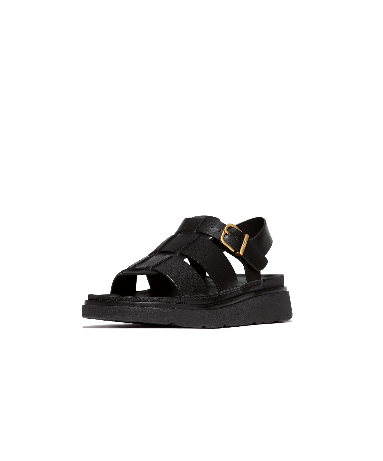 FitFlop Gen-FF Leather Fisherman Sandals Black - Image 4
