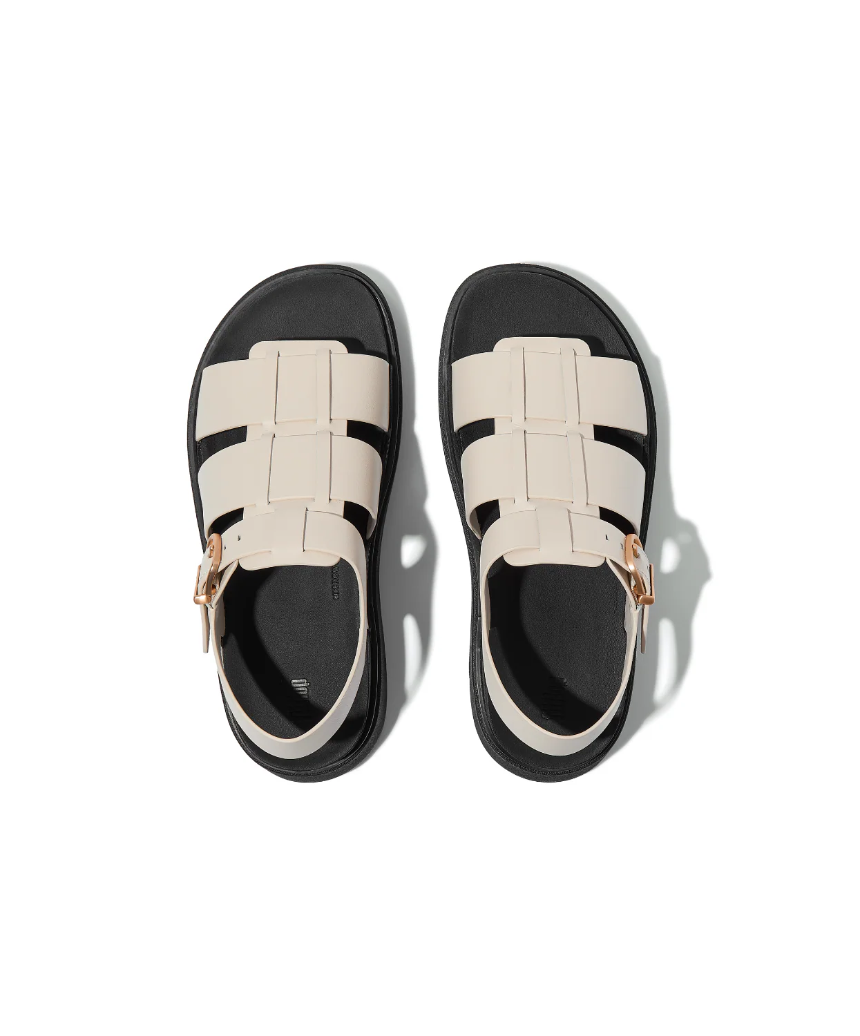 FitFlop Gen-FF Leather Fisherman Sandals Paris Beige - Image 5