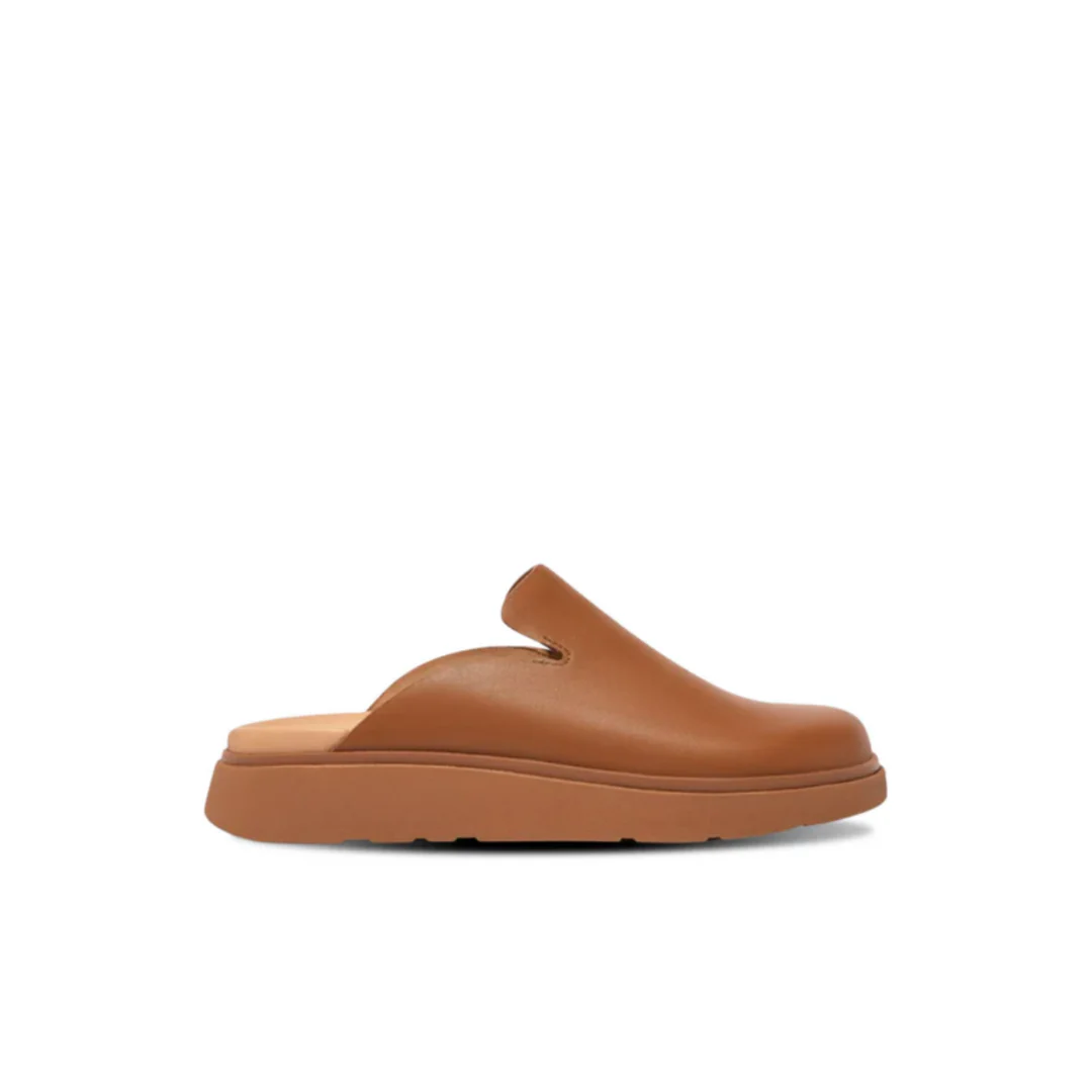 FitFlop Gen-FF Leather Mules Tan