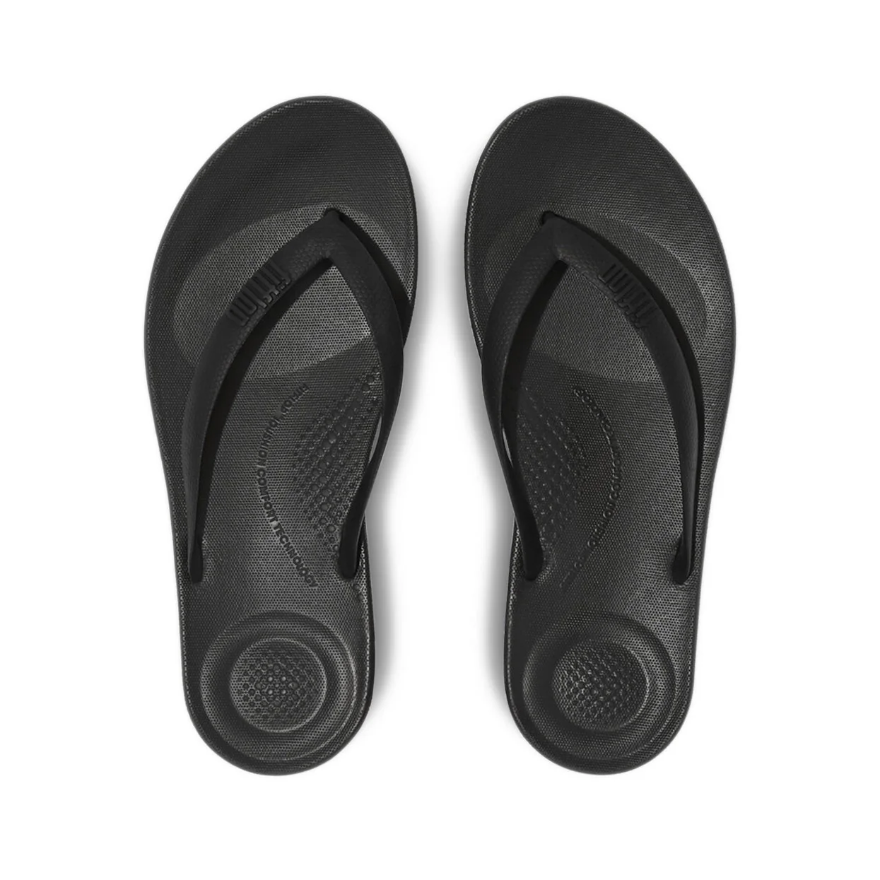 FitFlop iQushion Ergonomic Thongs Black - Image 5