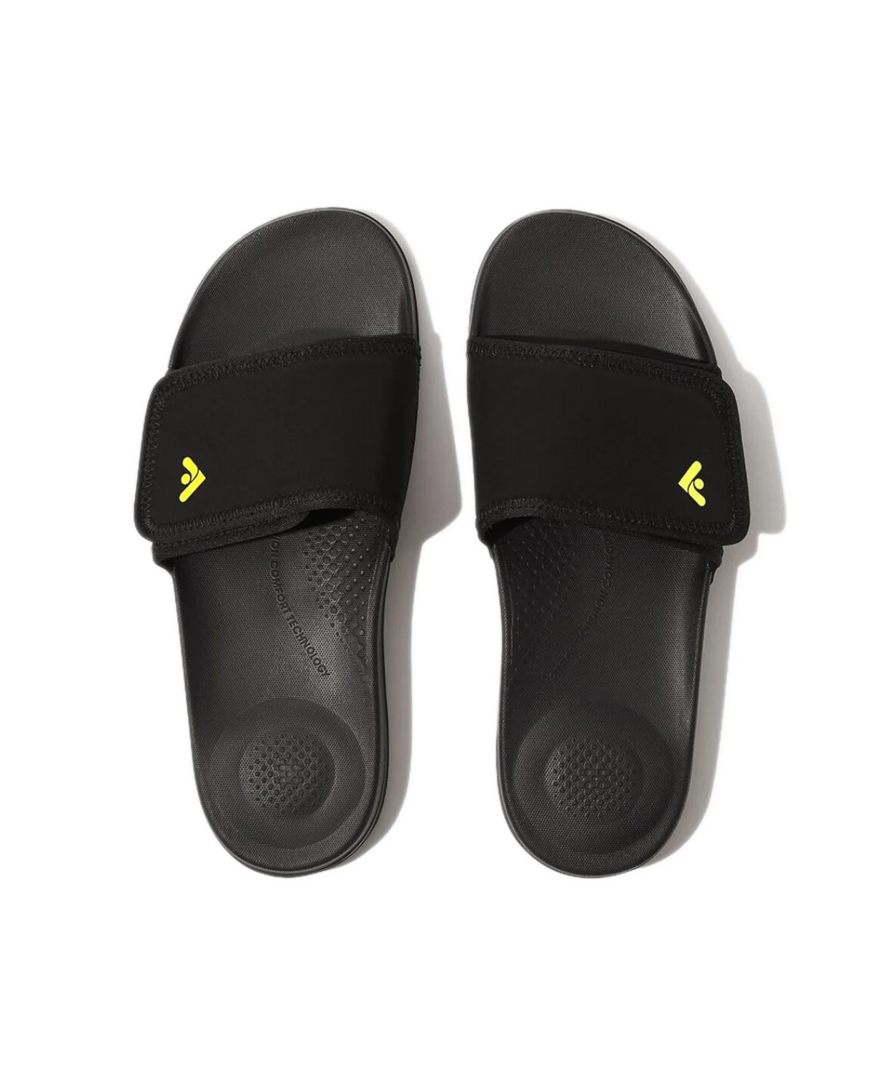 FitFlop iQushion Mens Adjustable Water-Resistant Slides Black - Image 4