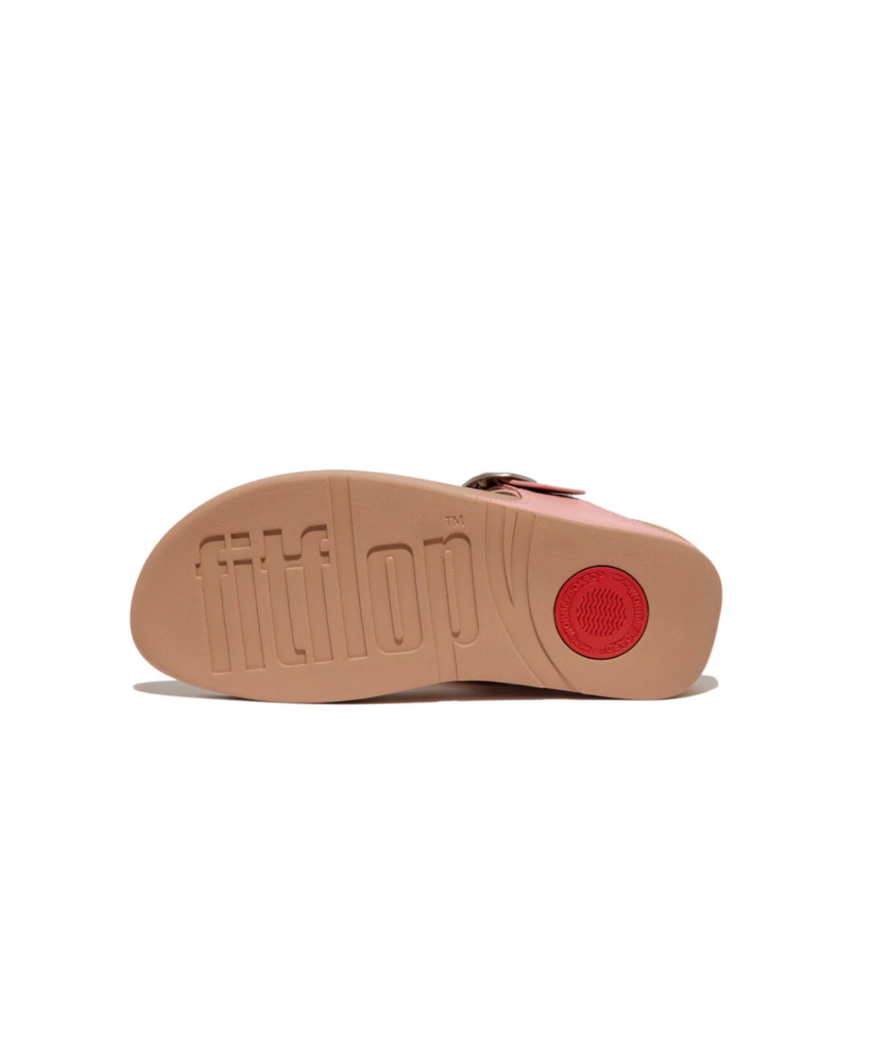 FitFlop Lulu Adjustable Leather Toe Post Sandals Pink - Image 5