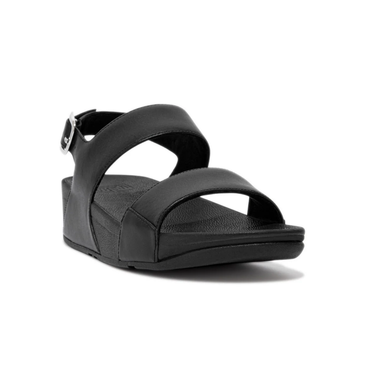 FitFlop Lulu Leather Back-Strap Sandals All Black - Image 4