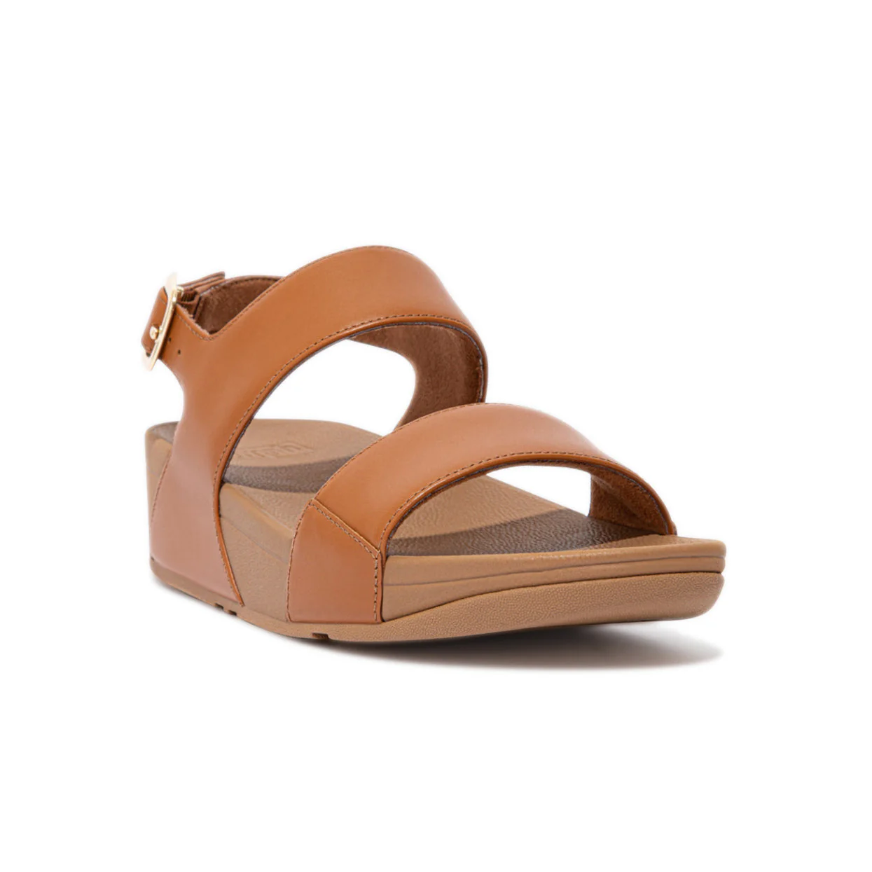 FitFlop Lulu Leather Back-Strap Sandals Light Tan - Image 4
