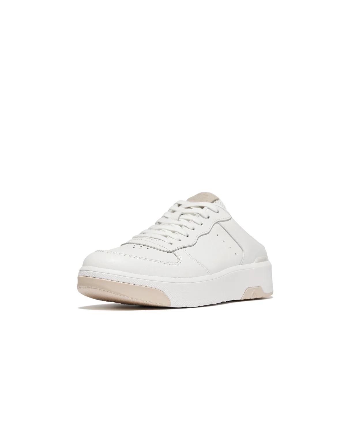 FitFlop Rally Evo Leather Sneaker Mule Urban White - Image 4