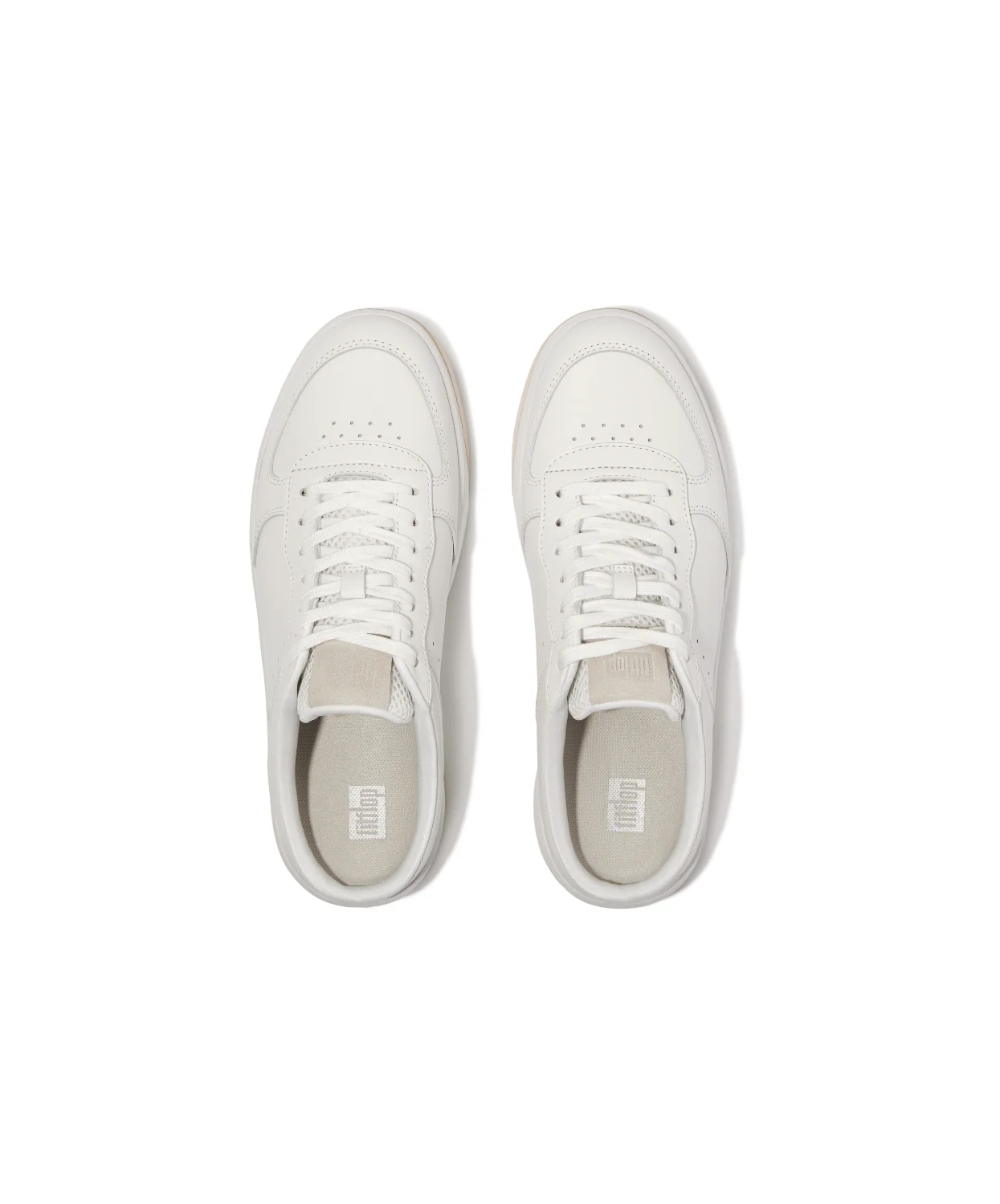FitFlop Rally Evo Leather Sneaker Mule Urban White - Image 5