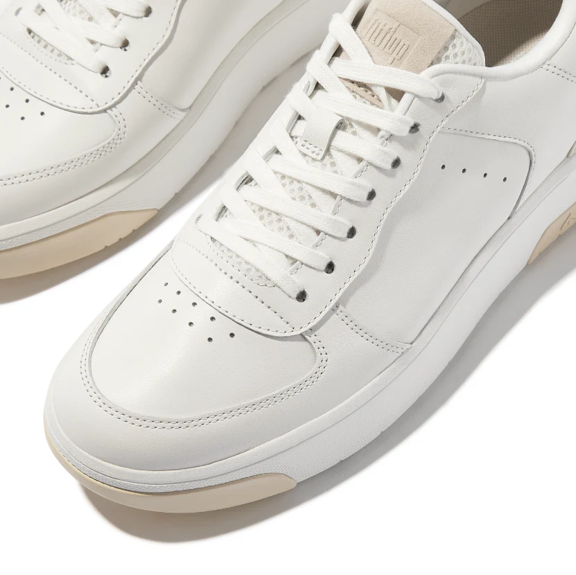 FitFlop Rally Evo Leather Sneaker Urban White - Image 3