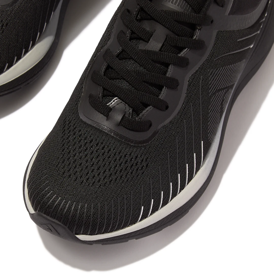FitFlop Runner Mesh Running Sneakers Black - Image 3