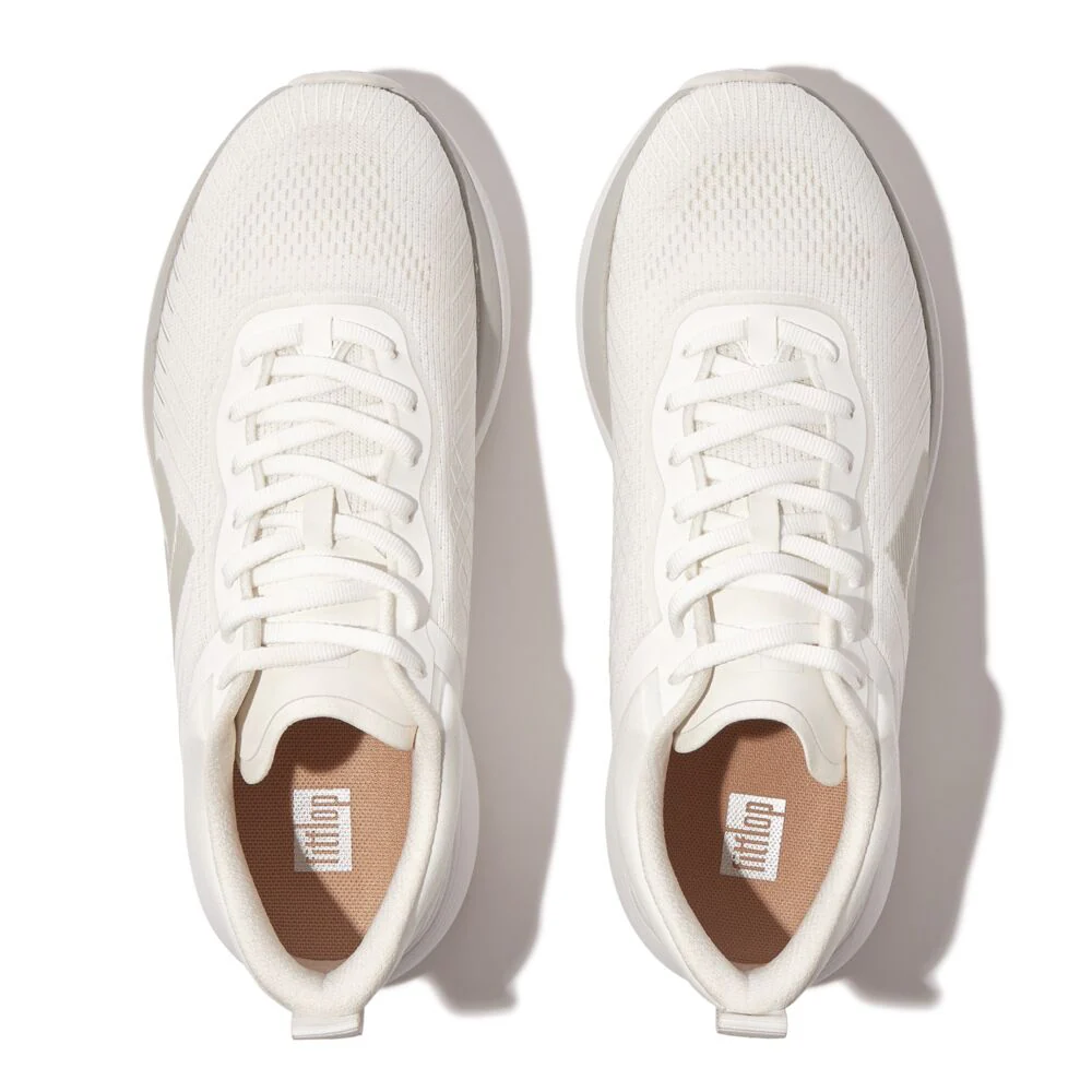 FitFlop Runner Mesh Running Sneakers White - Image 4