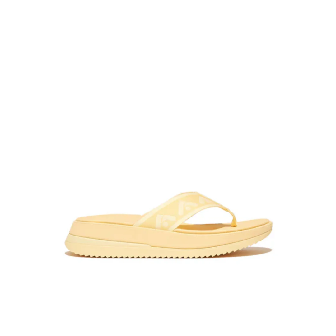 Fitflop Surff Webbing Toe Post Sandals Mellow Yellow