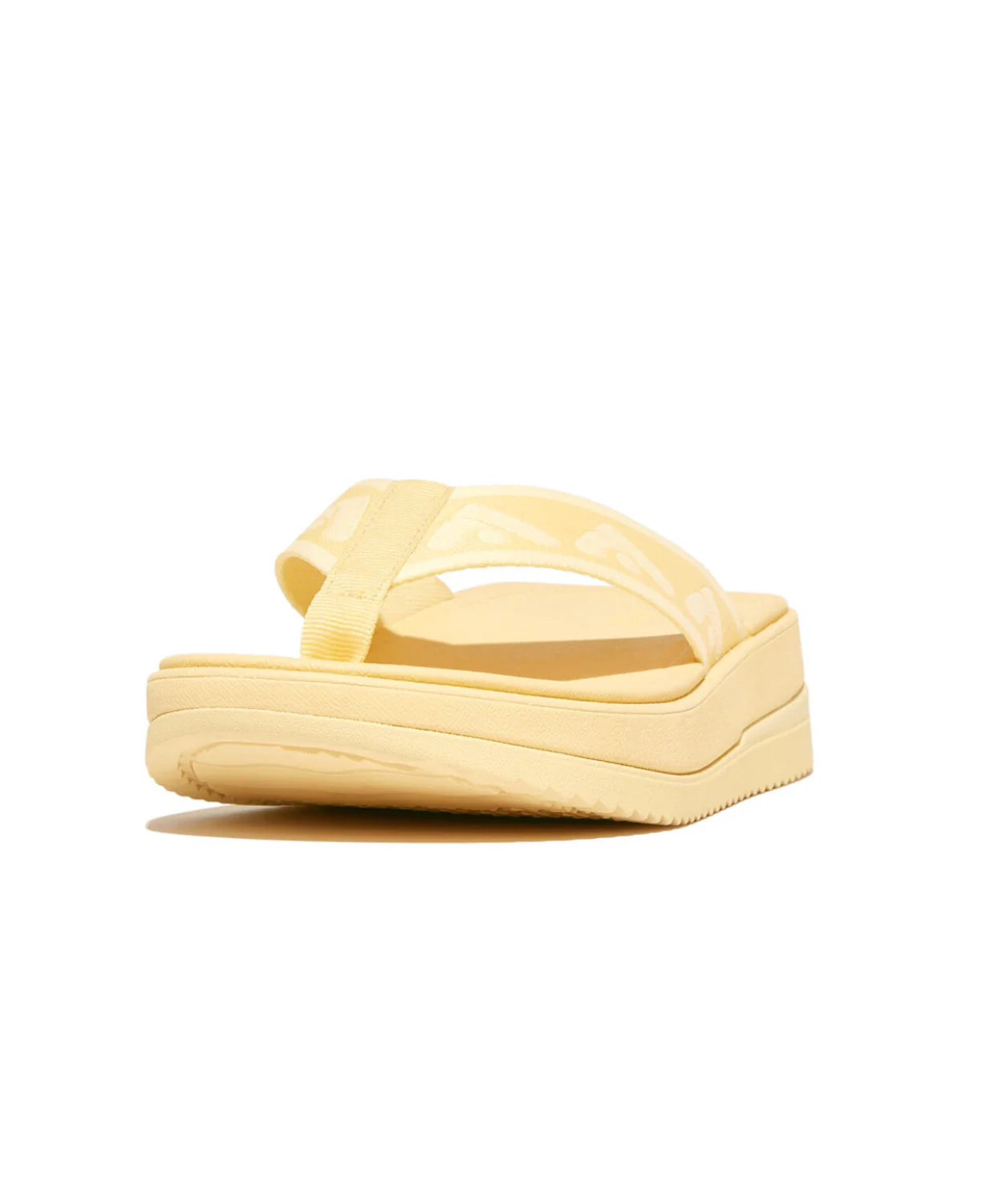 Fitflop Surff Webbing Toe Post Sandals Mellow Yellow - Image 3