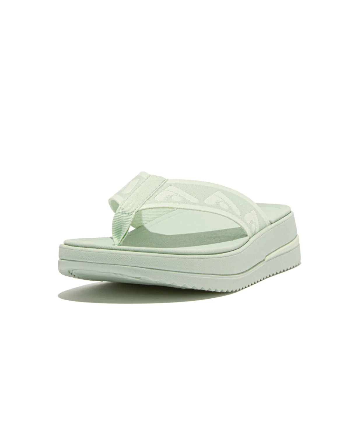 Fitflop Surff Webbing Toe Post Sandals Sage Brush - Image 4
